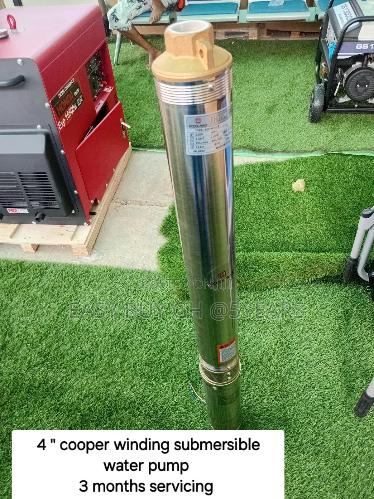 4inch Copper Winding Ecool Max Submersible Pump 1100watts