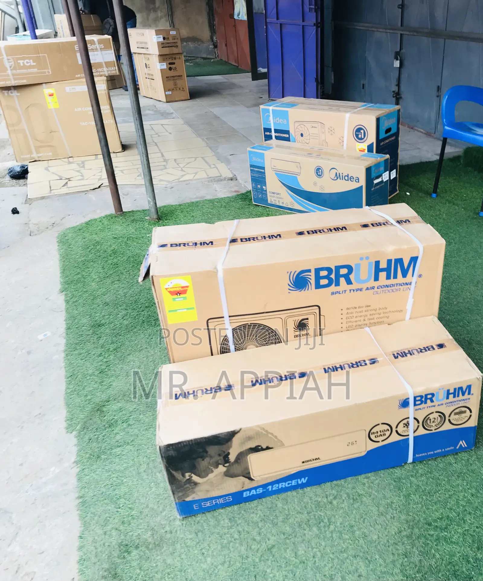 Shop Unique Bruhm 1.5hp Inverter Electric Ac(White).