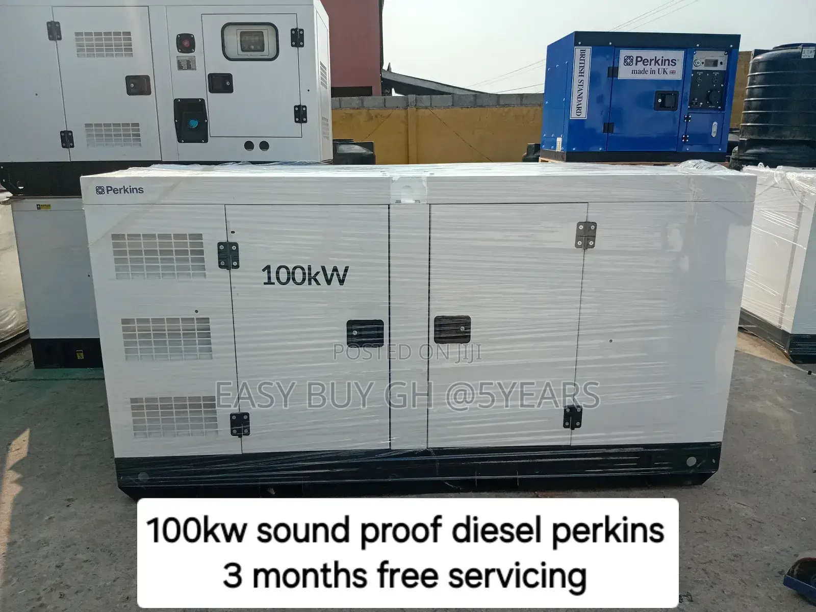 Super Efficient Perkins Diesel Sound Proof Genset 100kw New