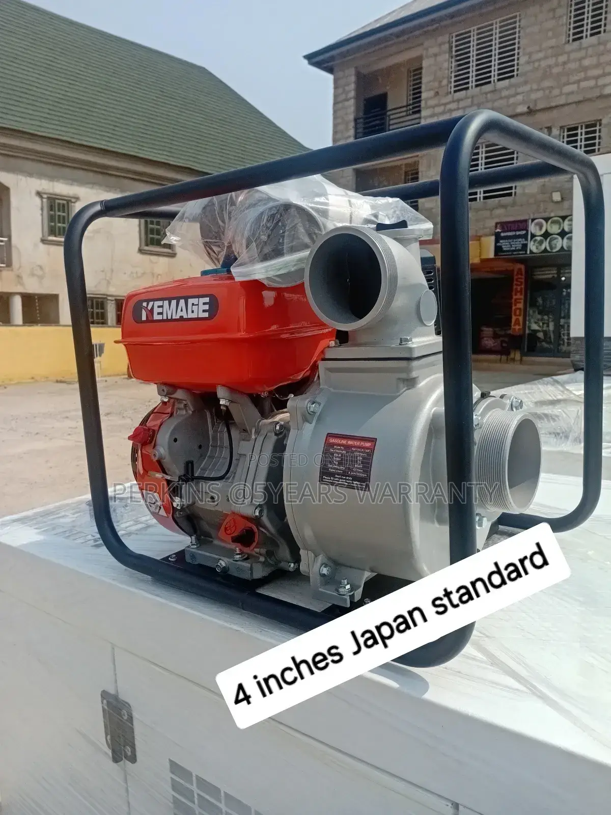 Large Fuel Tank 4 Inches Kemage Water Pump Japan Model Made