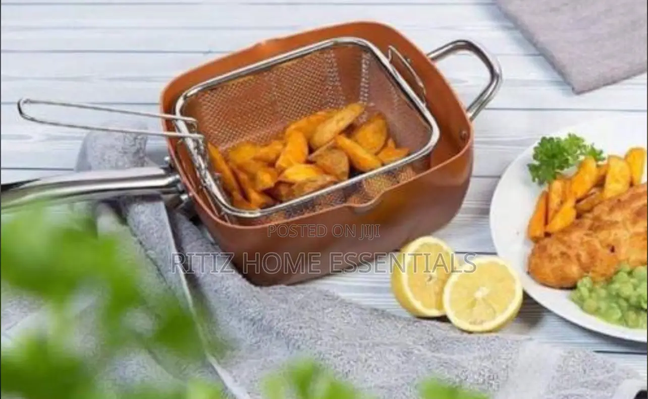 Copper Deep Fryer Pan