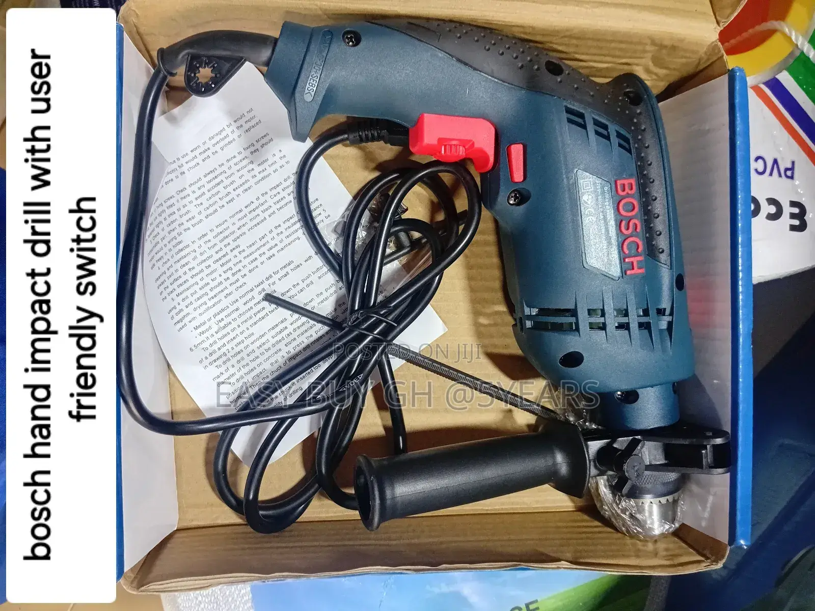 Versatile Bosch Electric Hand Drill Precise Depth Guage