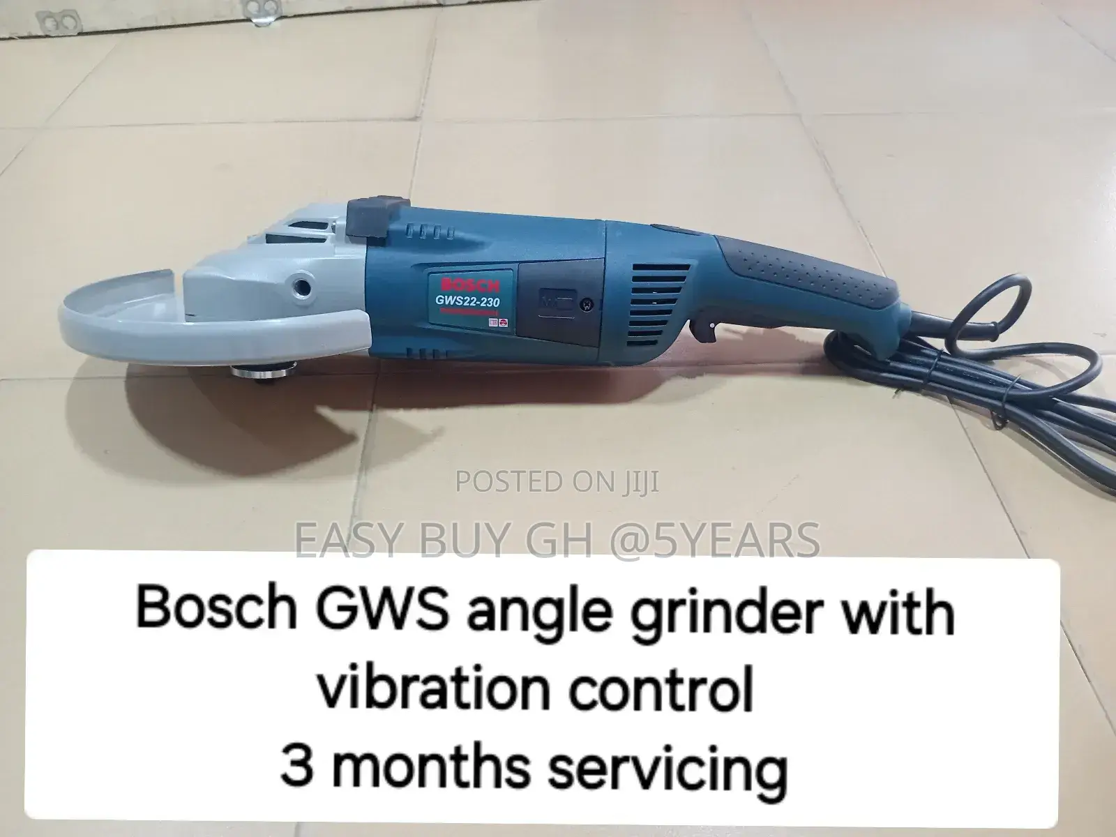Multi Purpose Bosch GWS 600 Angle Grinder Vibration Control