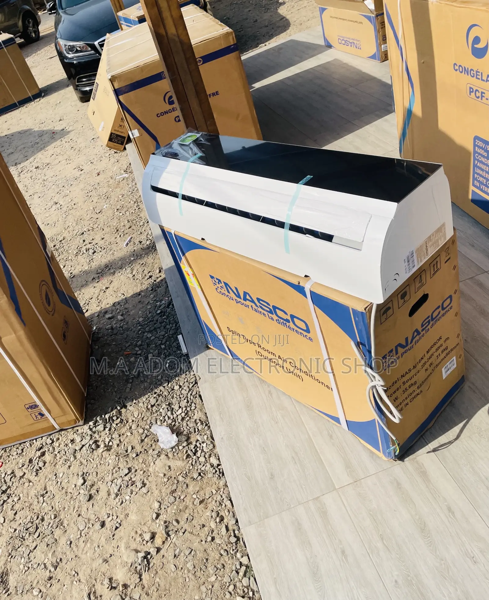 New Nasco 2.0hp Non Inverter Air Conditioner(Mirror).