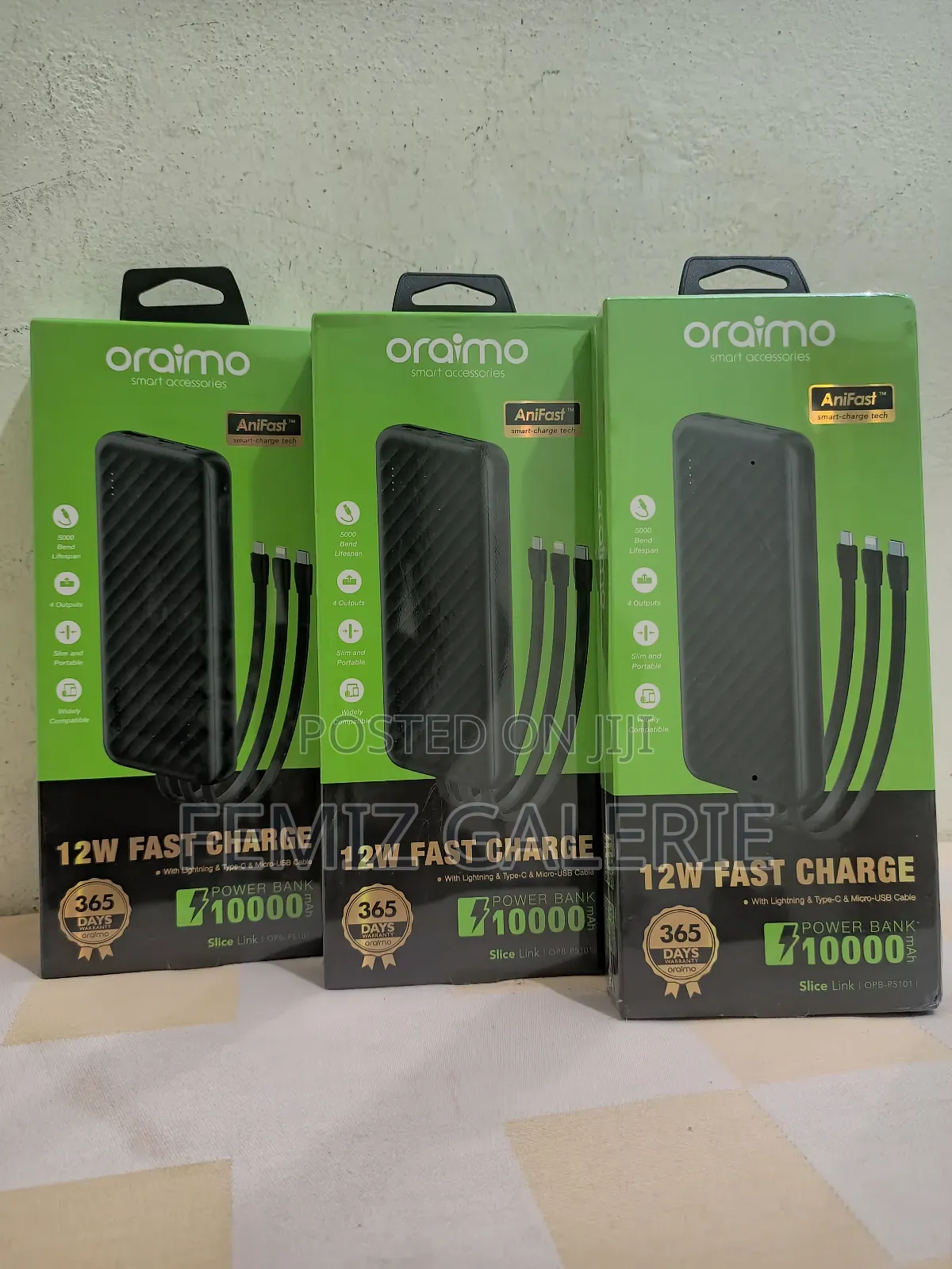 Oraimo Slice Link 10000mah Power Bank