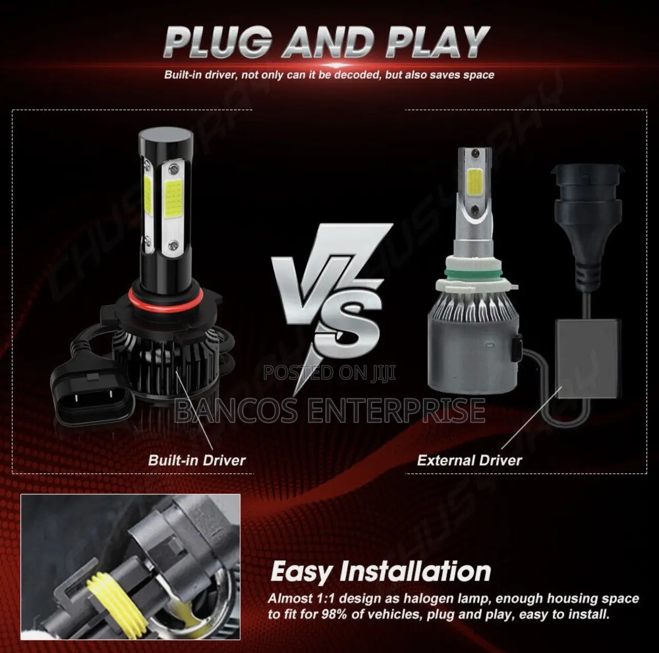 LED Bulbs Headlight High / Low Beam