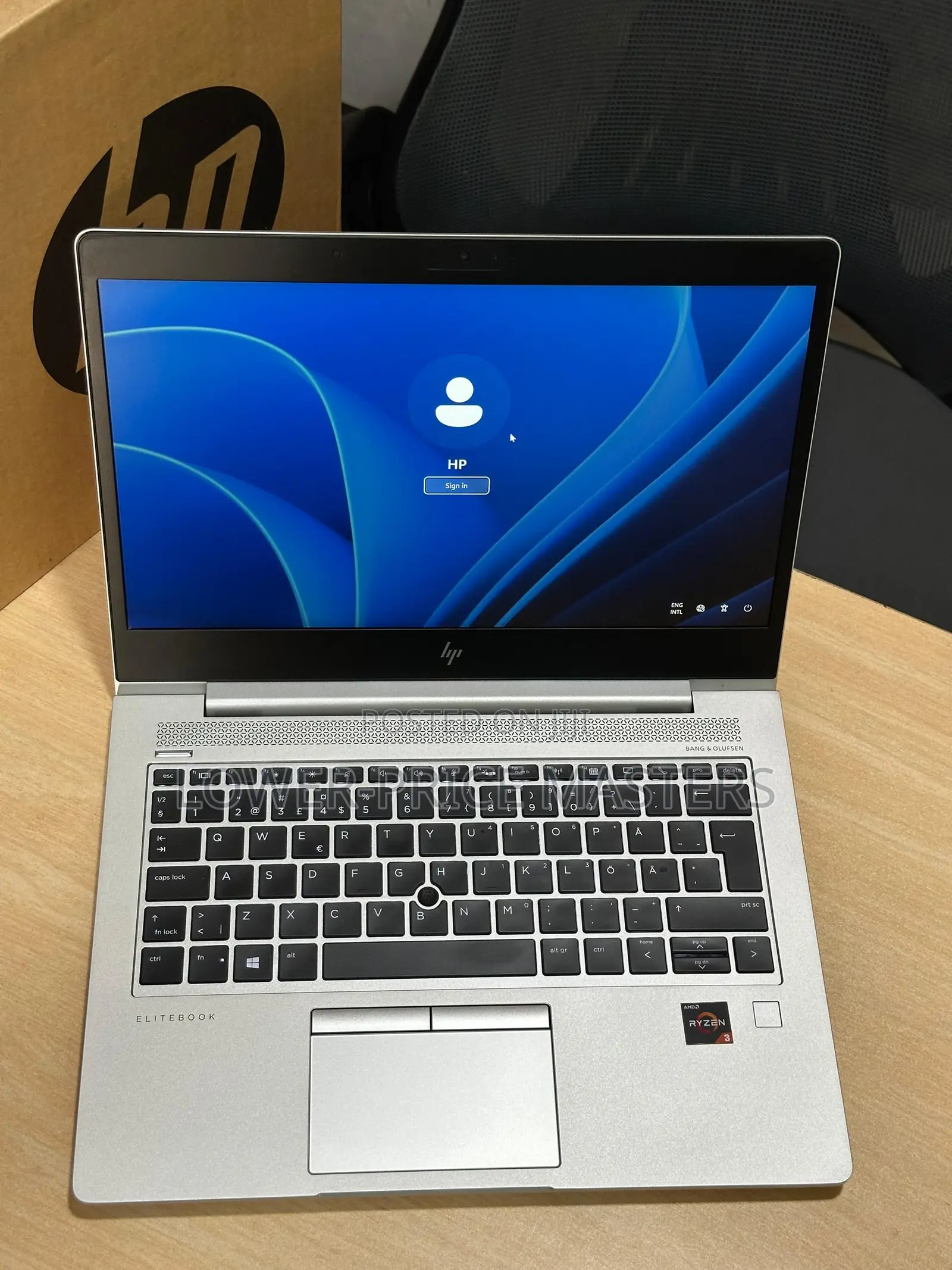 New Laptop HP EliteBook 735 G5 8GB AMD Ryzen 3 SSD 256GB