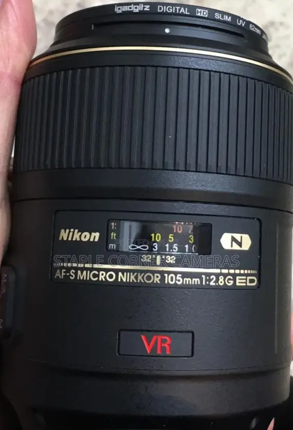 Nikon Af-s Micro Nikkor 105mm F/2.8G Ed VR Micro Lens