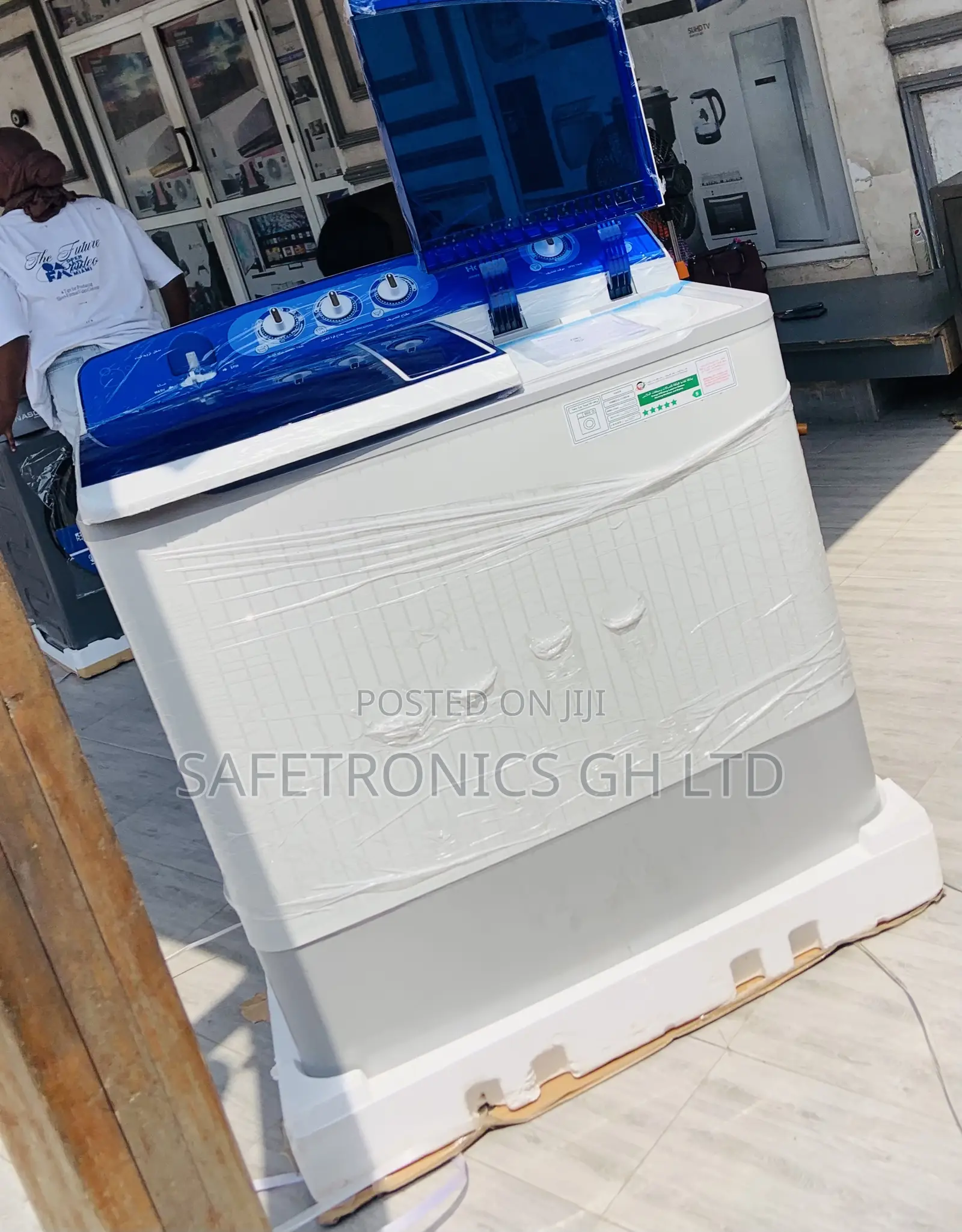 Eco Spin 18kg Topload Semiauto Washingmachine Haier