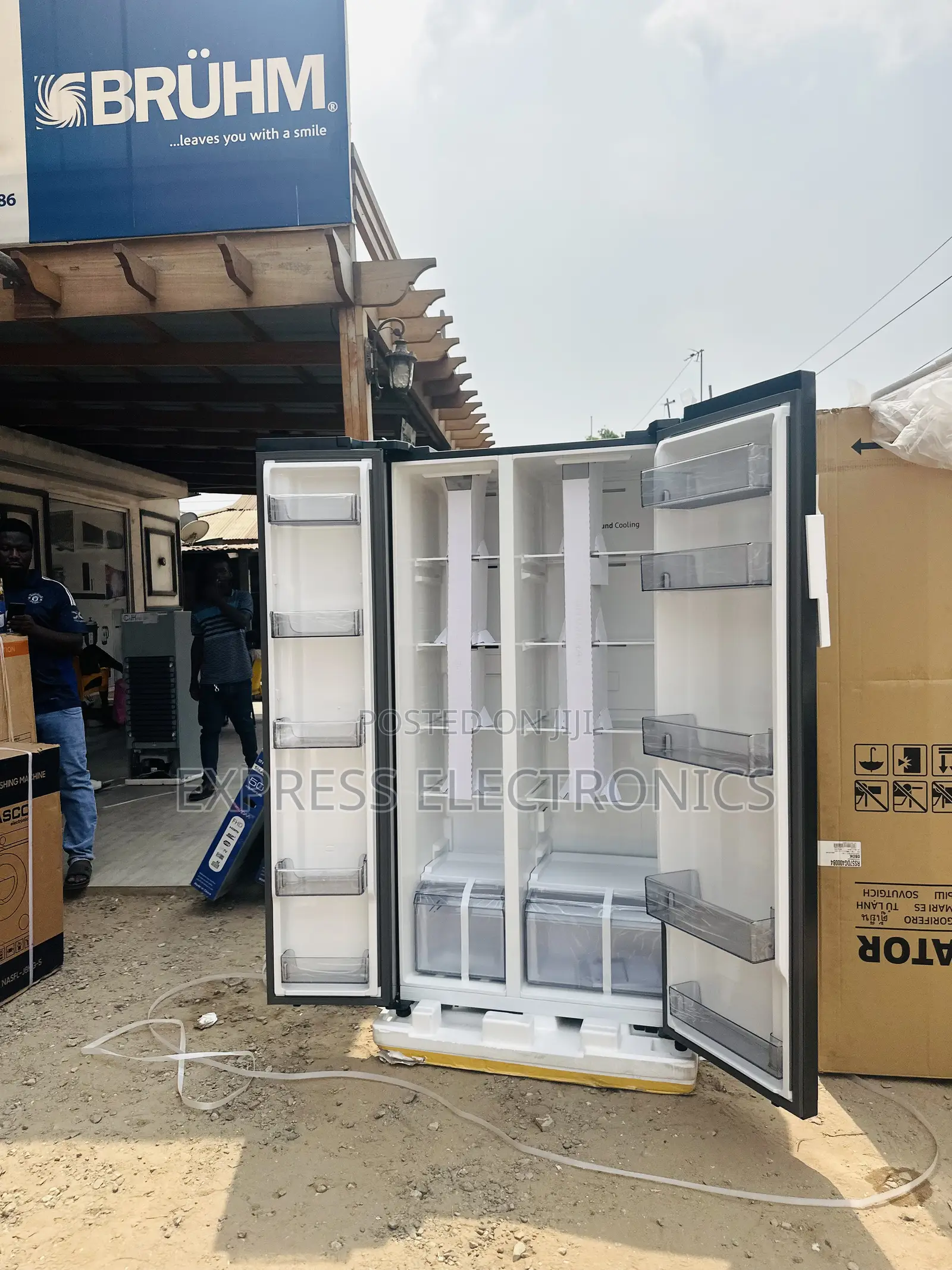 Cool Haven Samsung Rs57dg4000b4 Side by Side Fridge.
