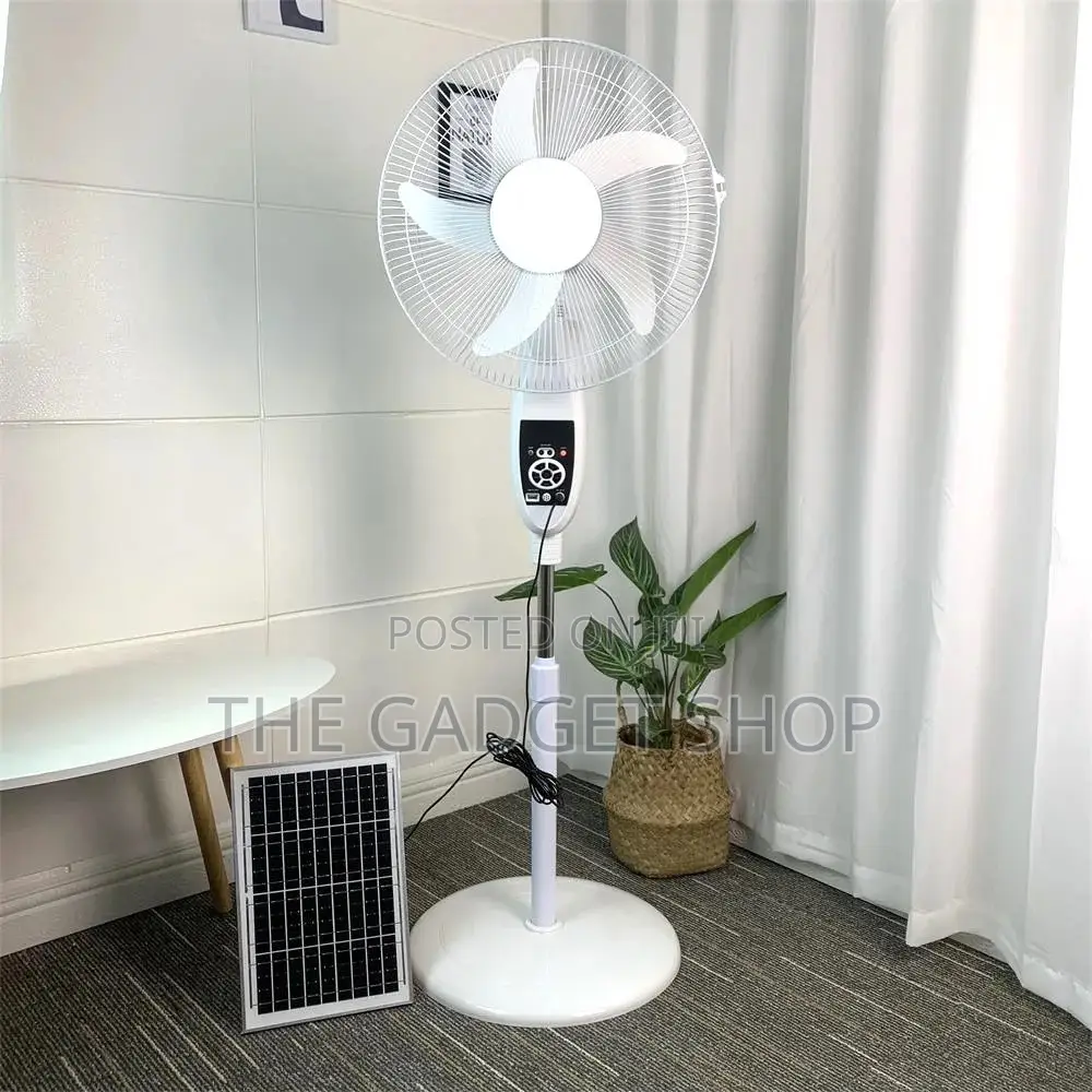 Rechargeable Standing Fan With Speaker
