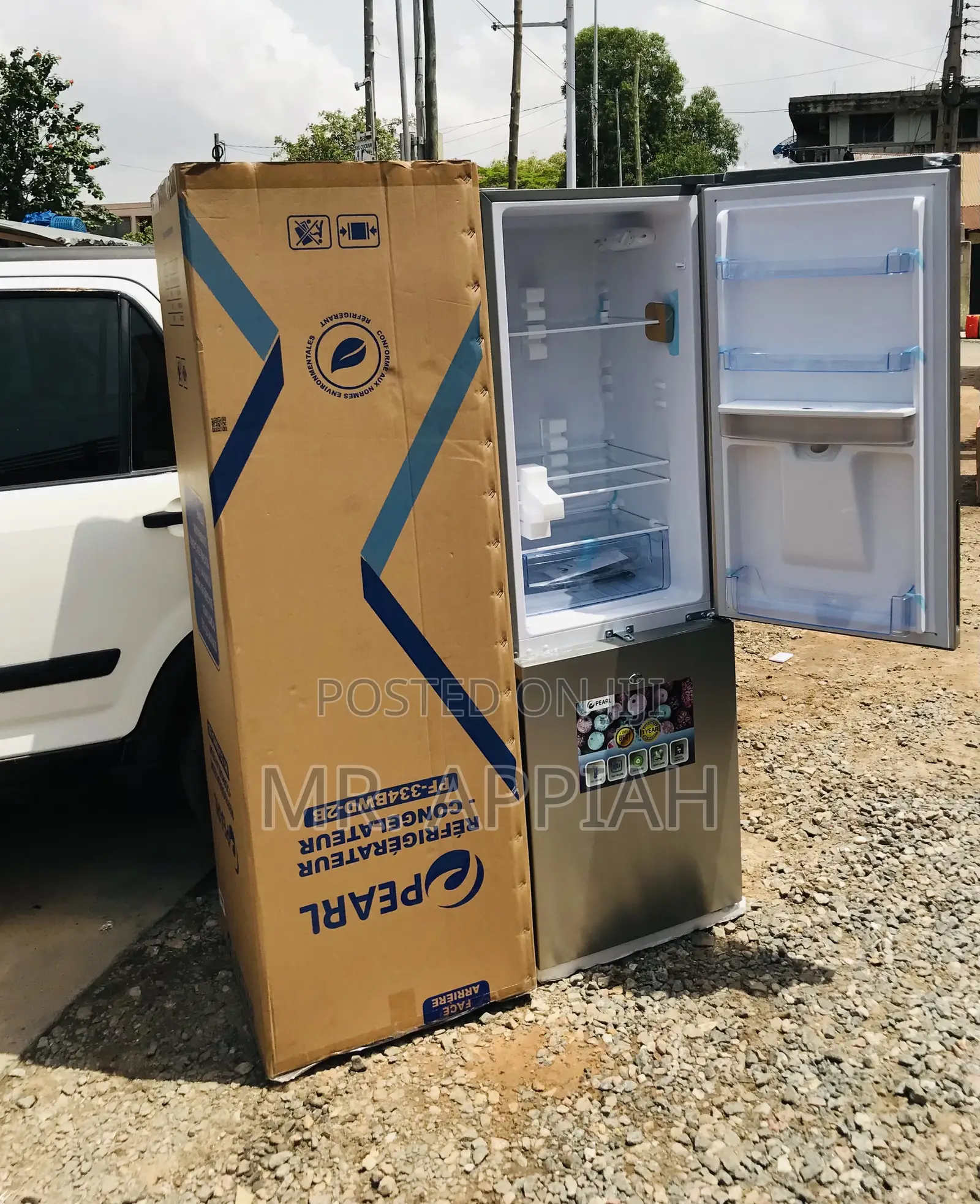Revolutionize Your Kitchen Pearl Pf-334bwd 2 Door Fridge.