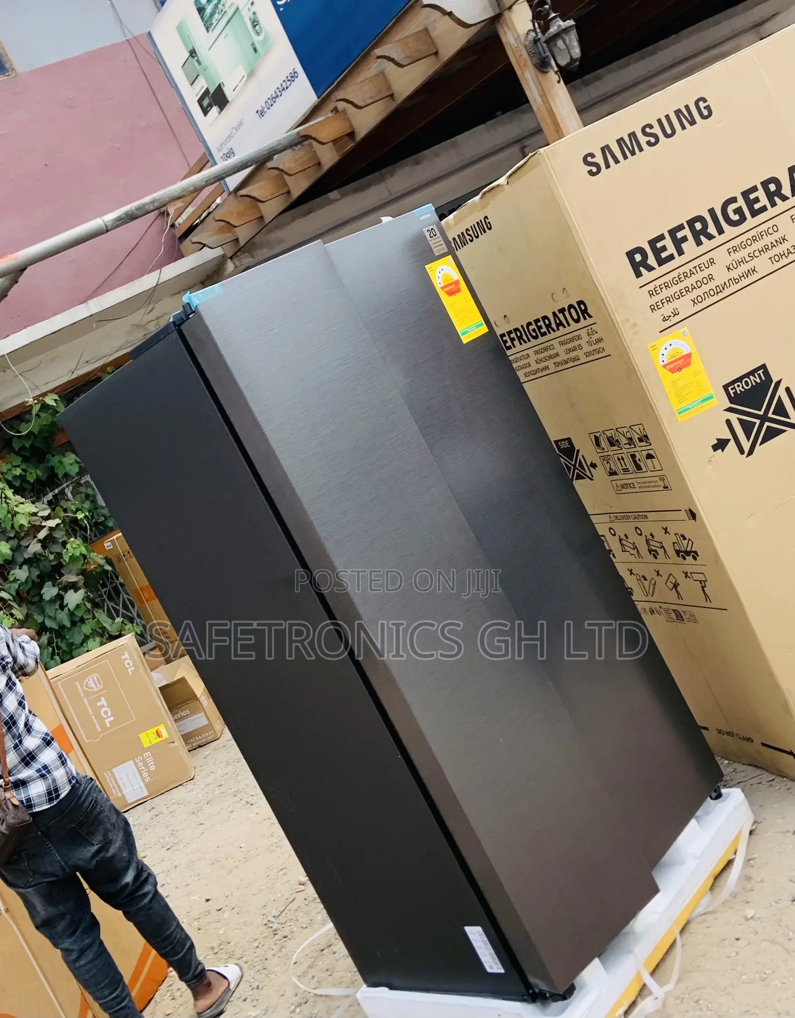 Samsung Iceguard Sidebyside 2 Doors Gray Fridge