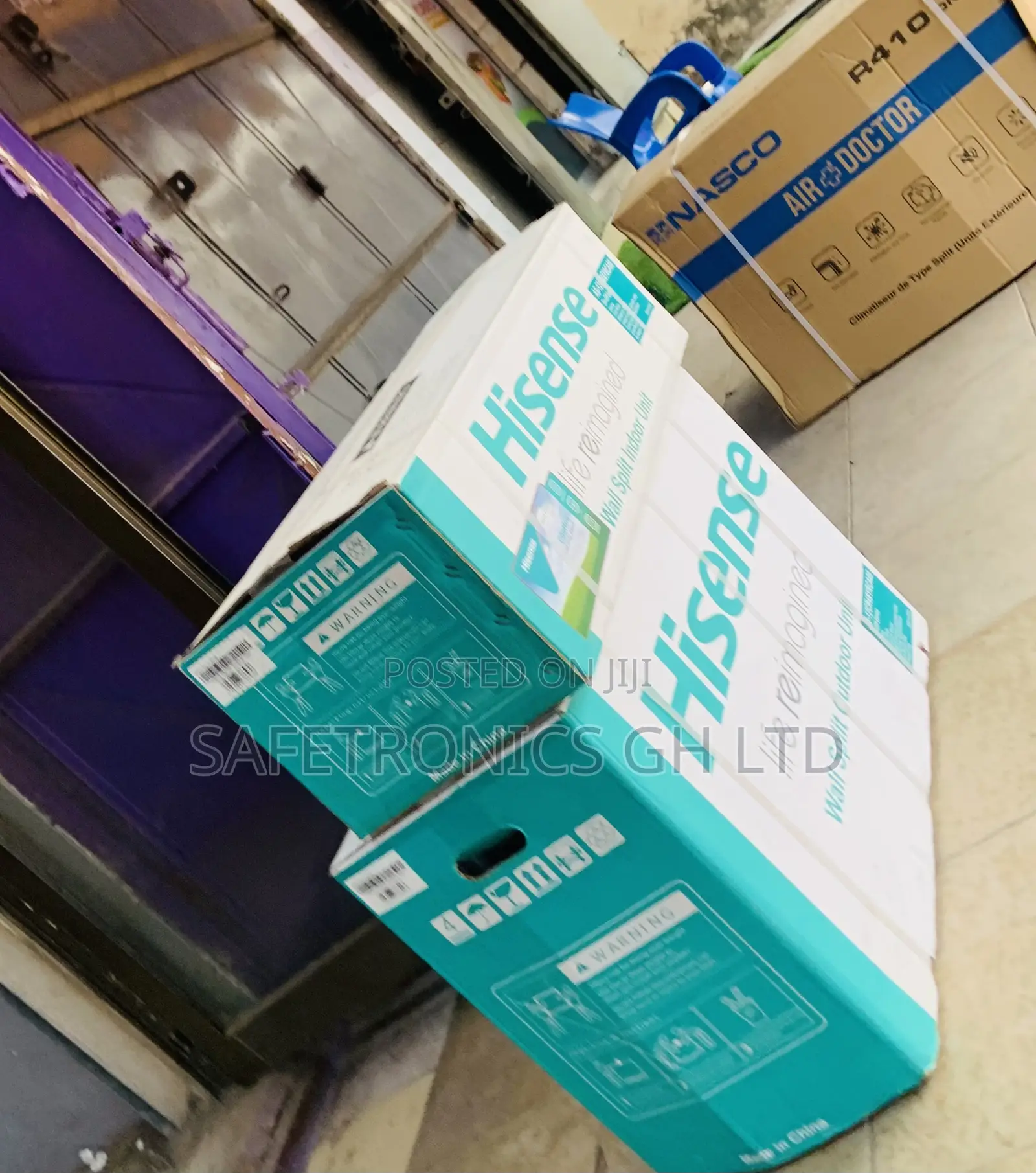 Auto Turn on Hisense 2.0 Horsepower Split White Ac