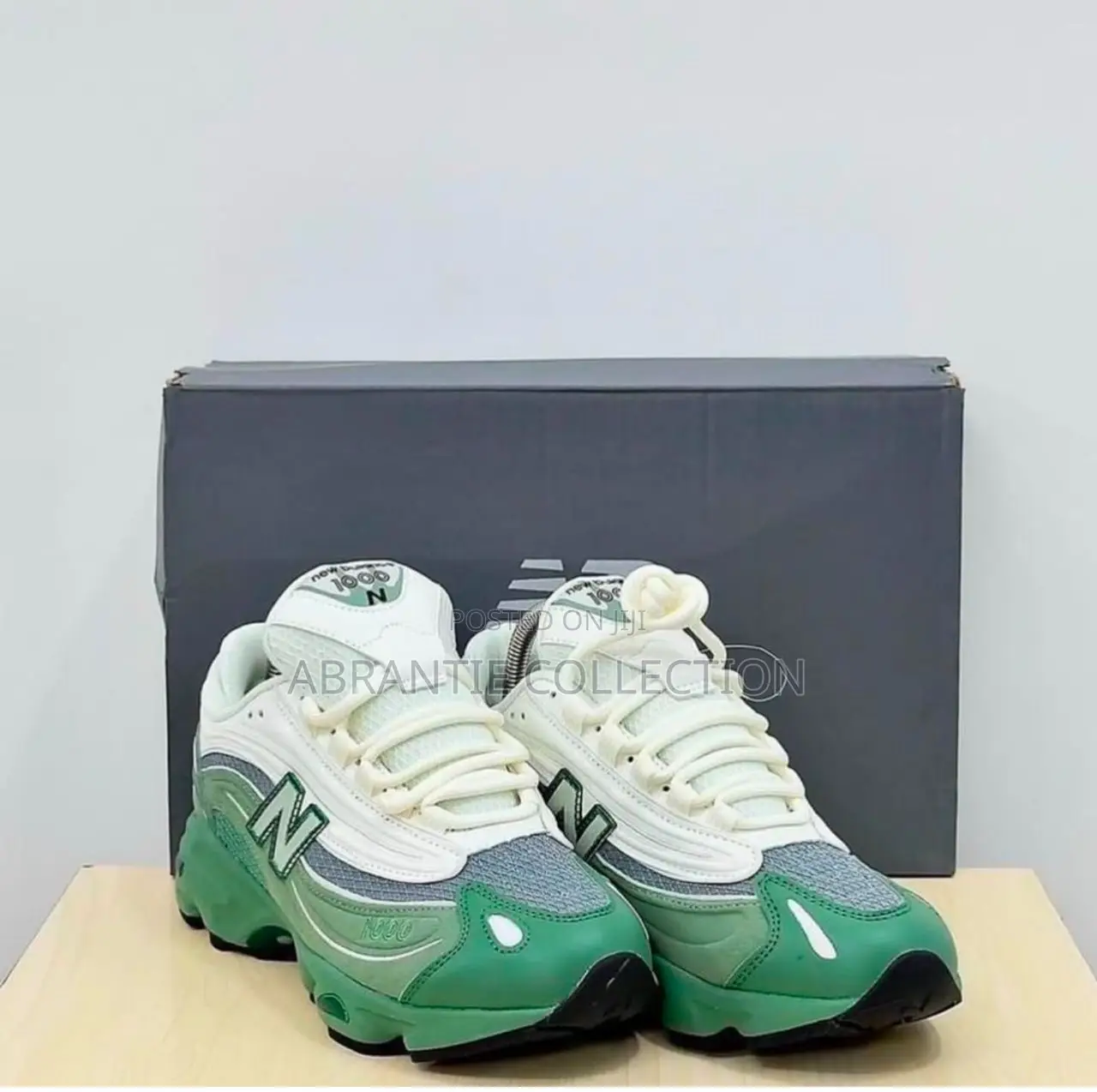New Balance 1000 Custom White/Green