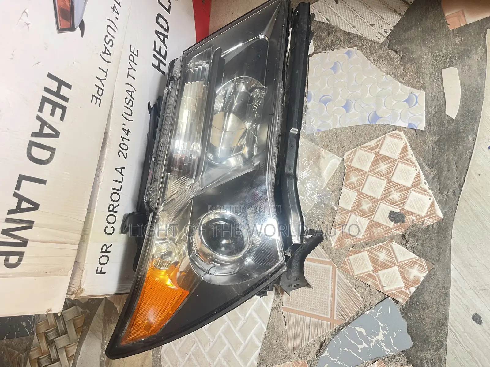 Acura MDX Headlights 2012 Right Side