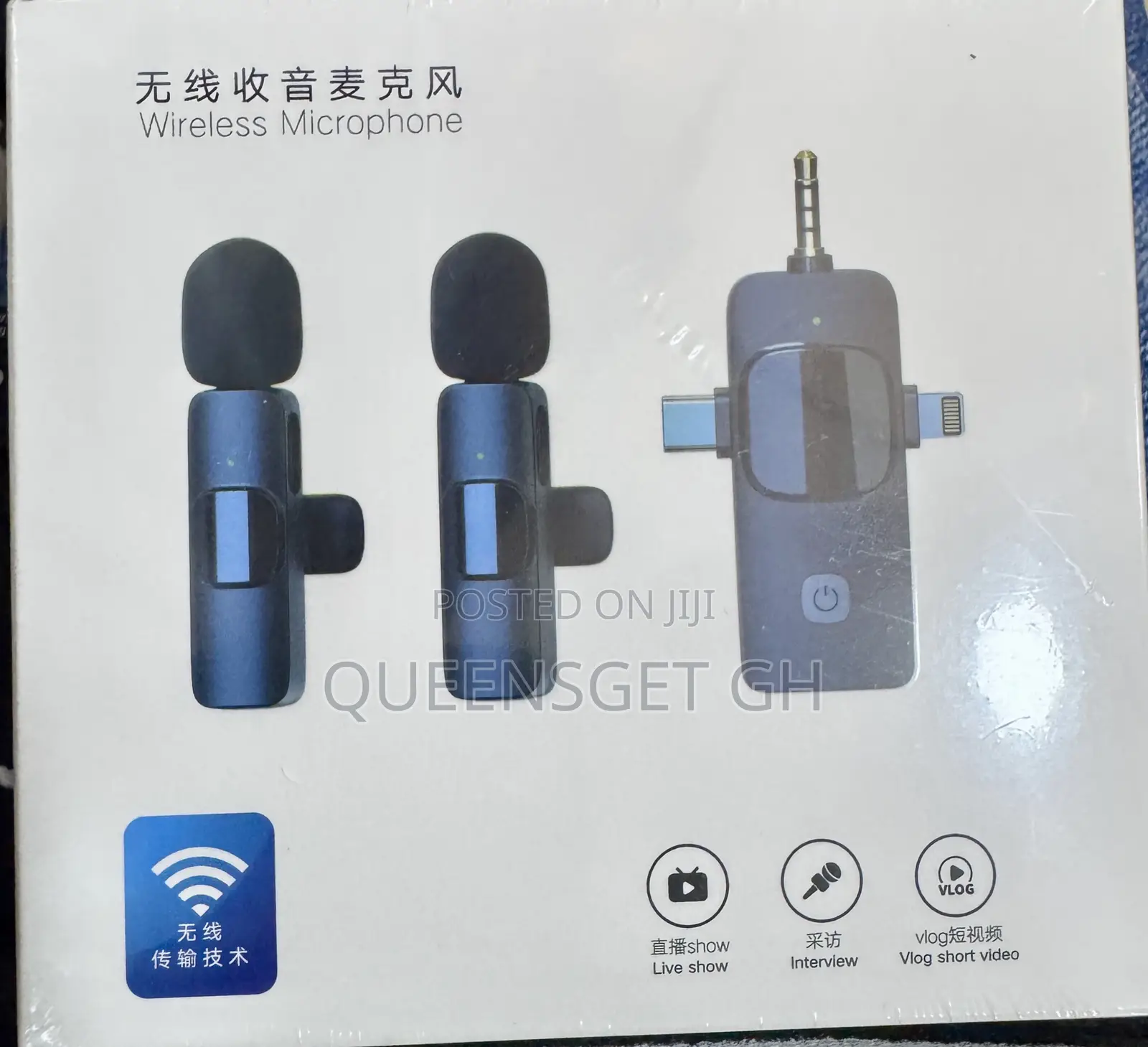 Wireless Microphone for iPhone, Type C and Android