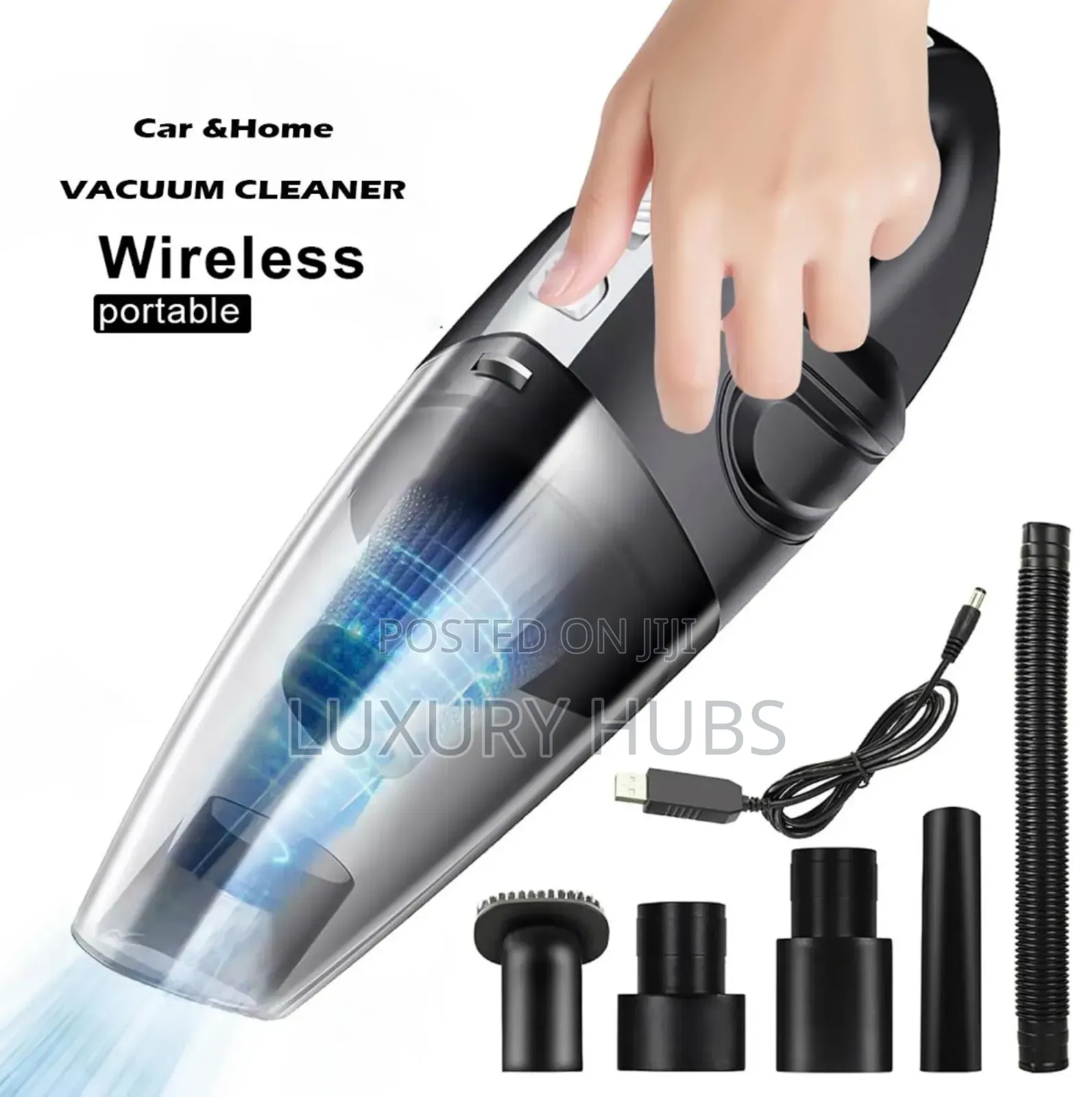 Vacuum Cleaner (Wireless Rechargeable for Wet Dry Cleaning)