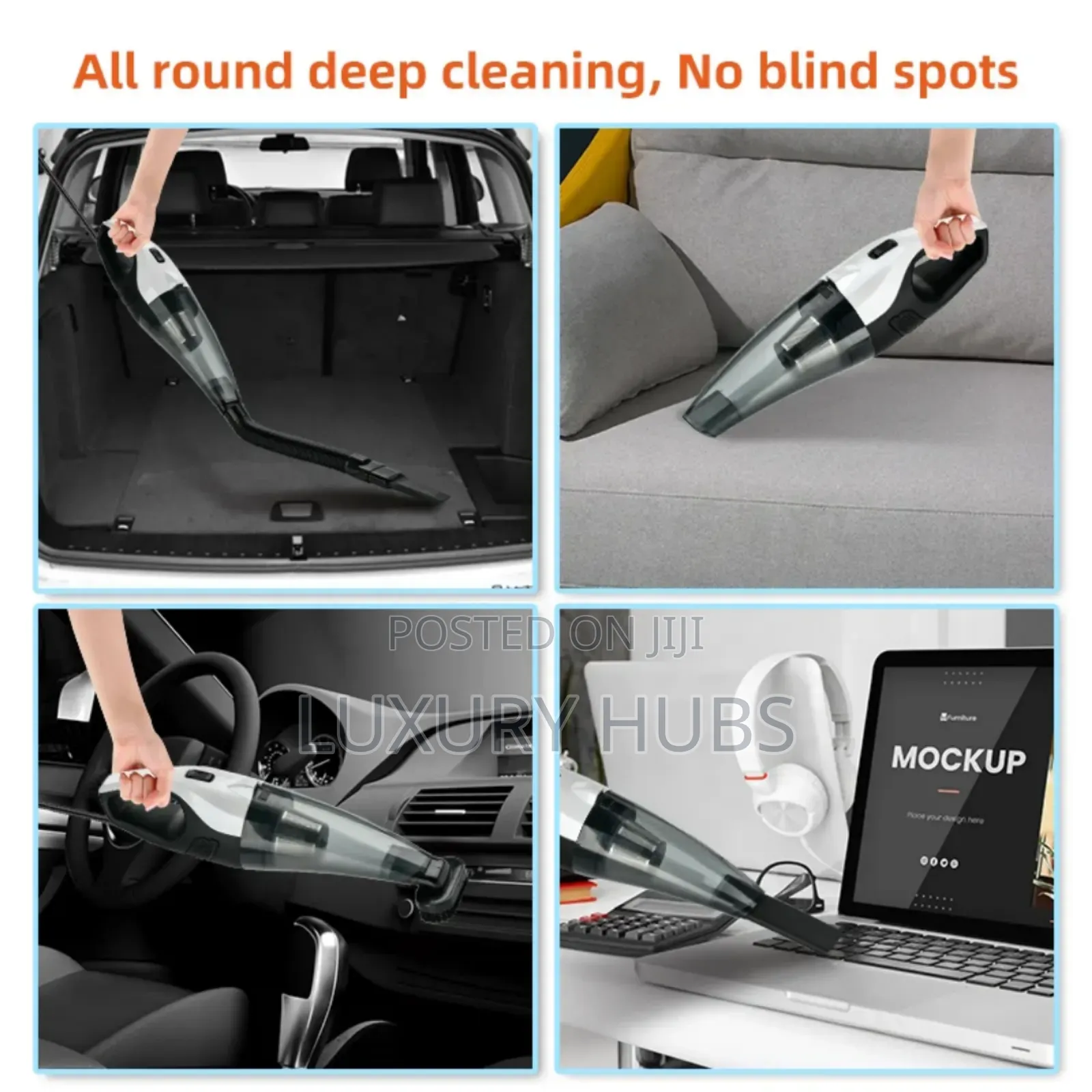 Vacuum Cleaner (Wireless Rechargeable for Wet Dry Cleaning)