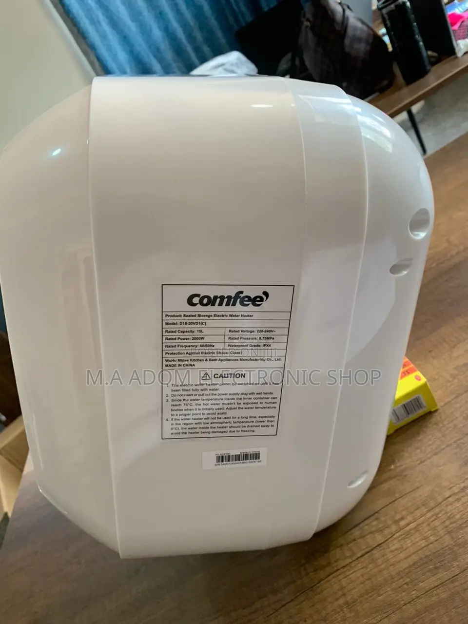 Comfee Water Heater With Improved Features 15litres