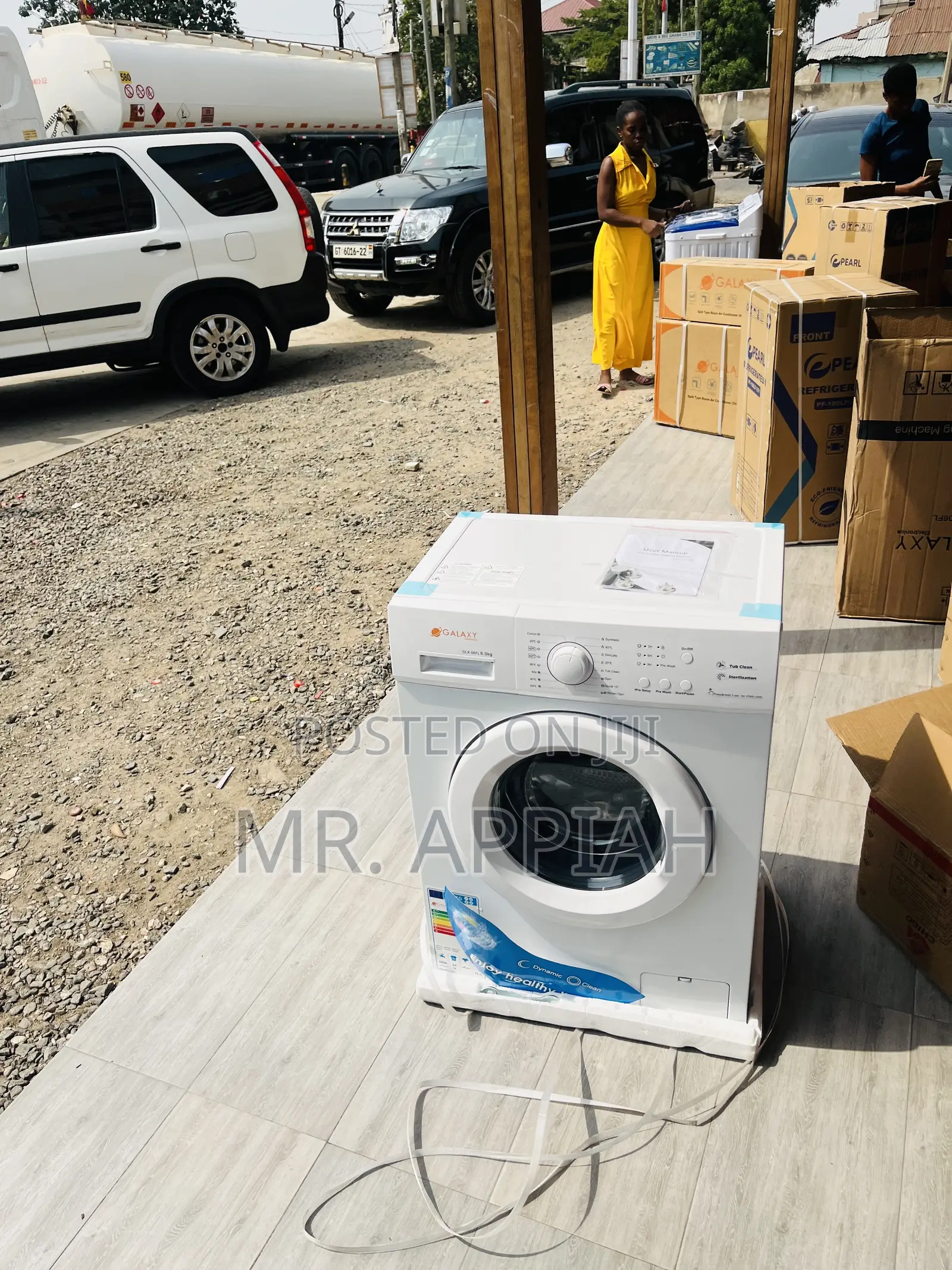 Durable and Affordable Galaxy 6kg Washing Machine(White)