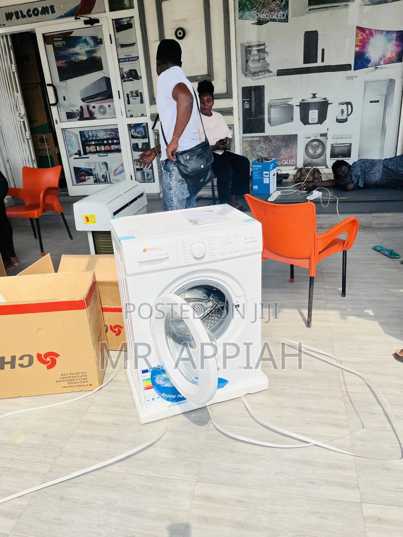Sealed in Box Galaxy 6kg Fully Auto Washing Machine.