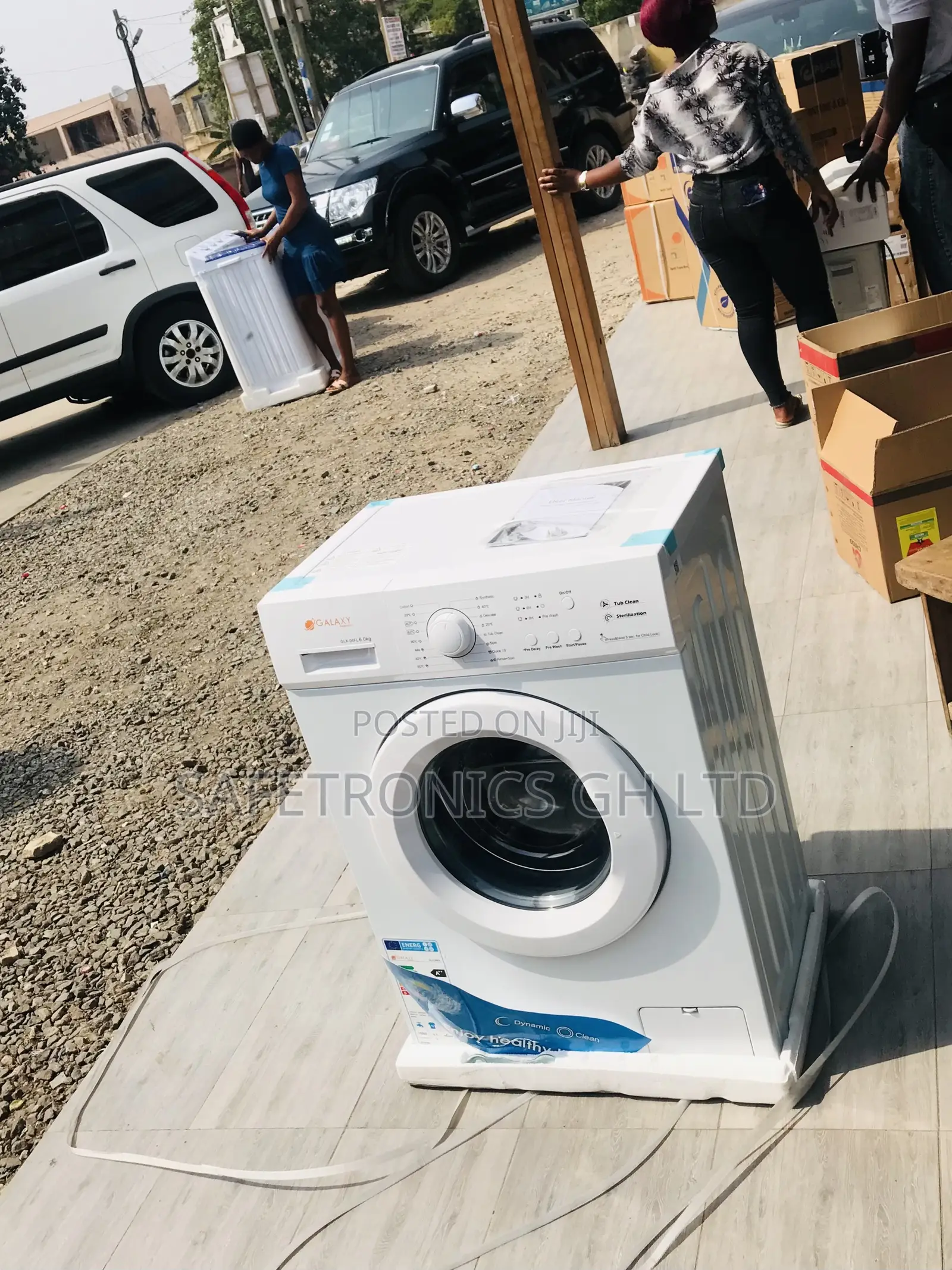 Choose White Galaxy 6kg Fullauto Front Load Washingmachine