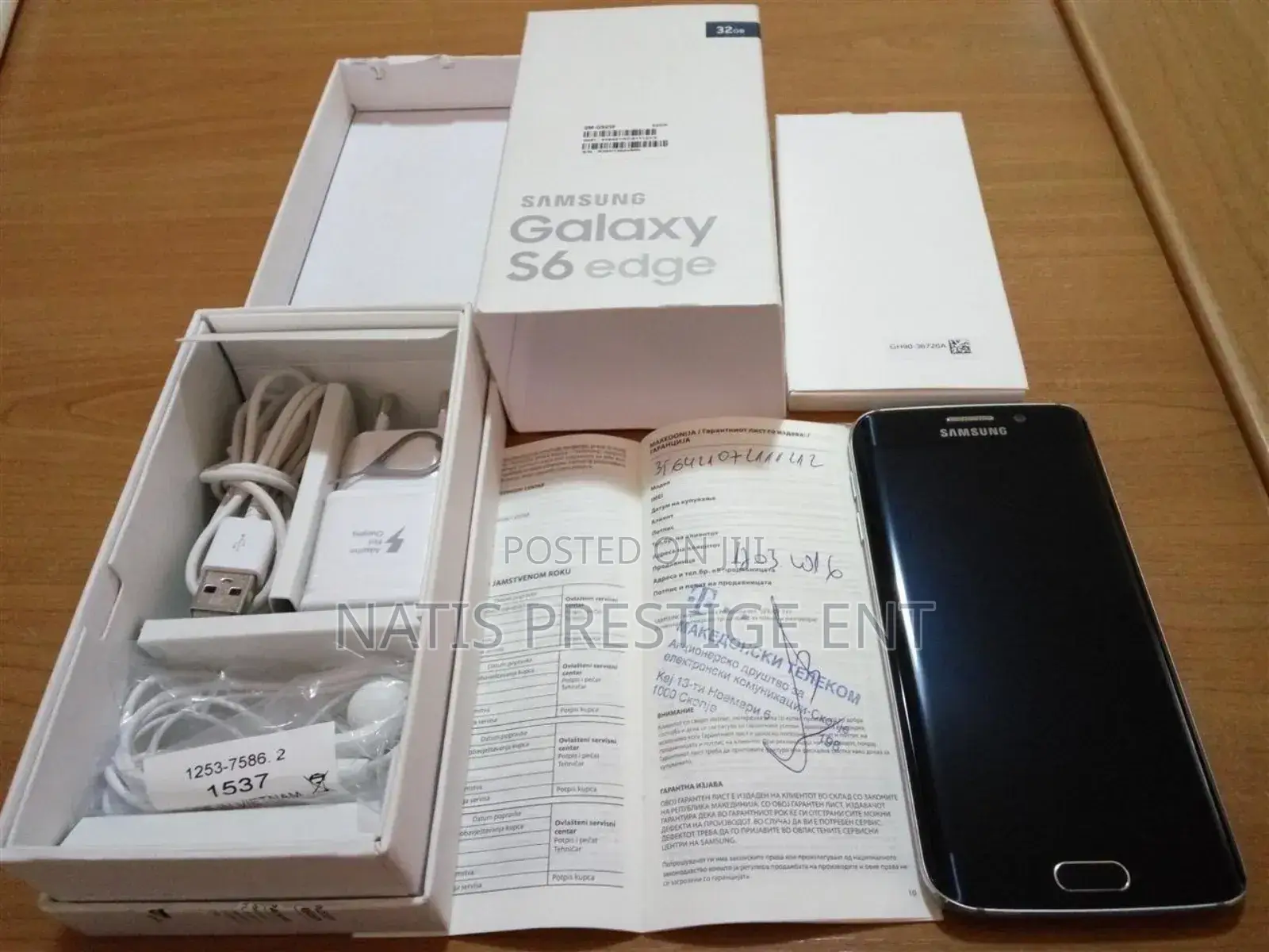 New Samsung Galaxy S6 edge 64 GB Black