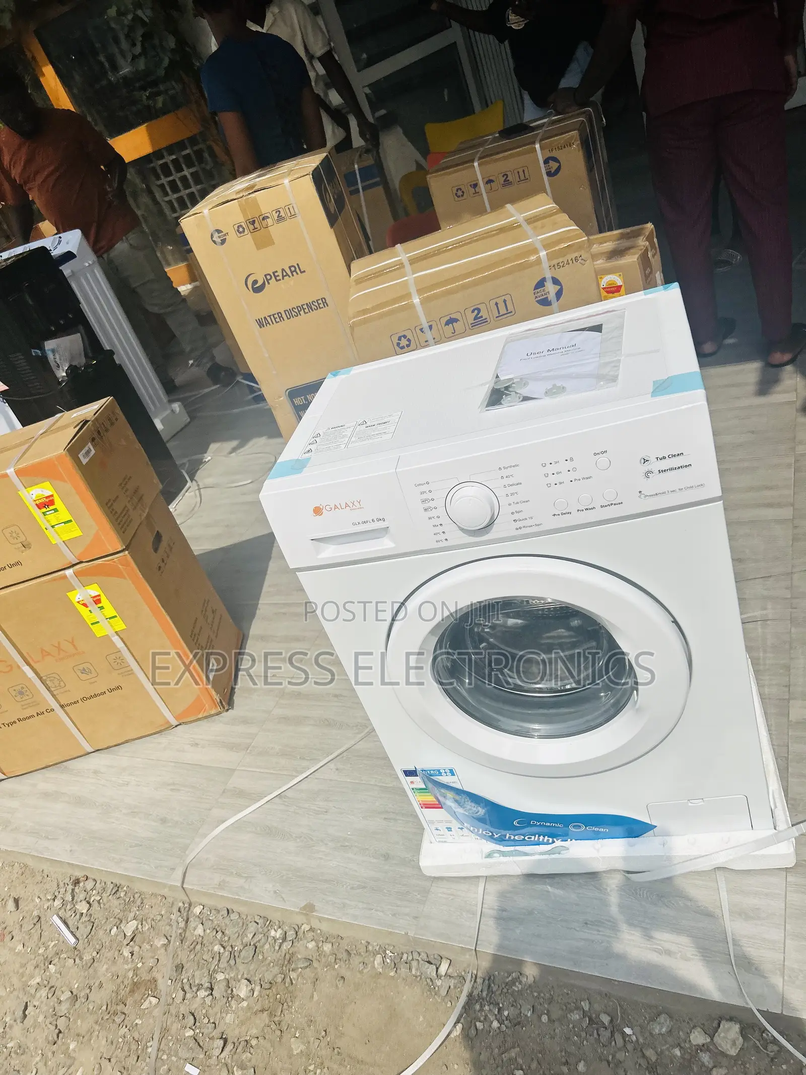 Full Auto Washing Machine 6kg Front Load Galaxy