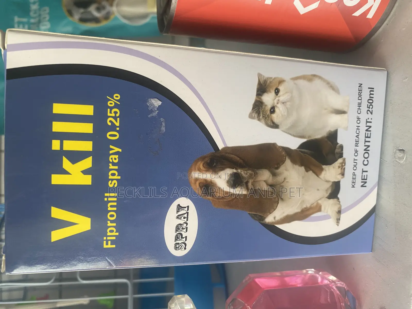 V Kill Fipronil Spray for Tick Fleas
