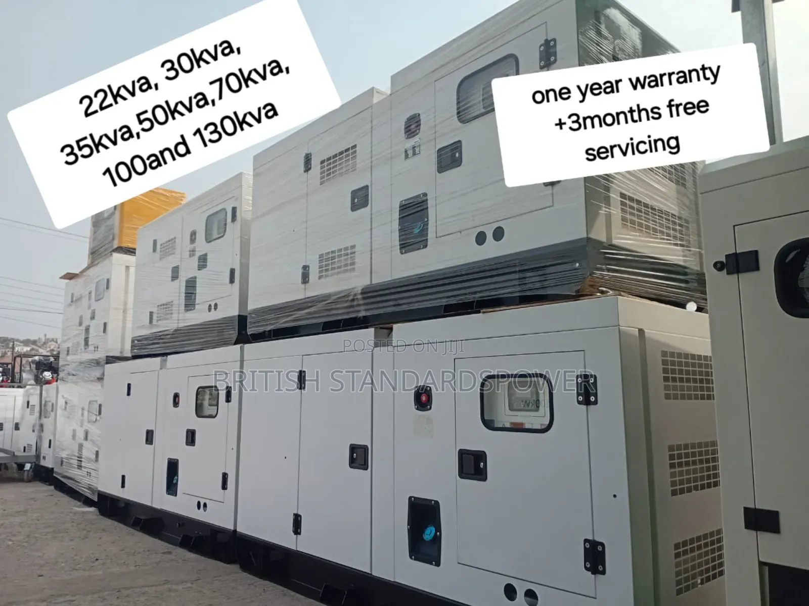 Heavy Duty Original Perkins Genset With Air Cooling System
