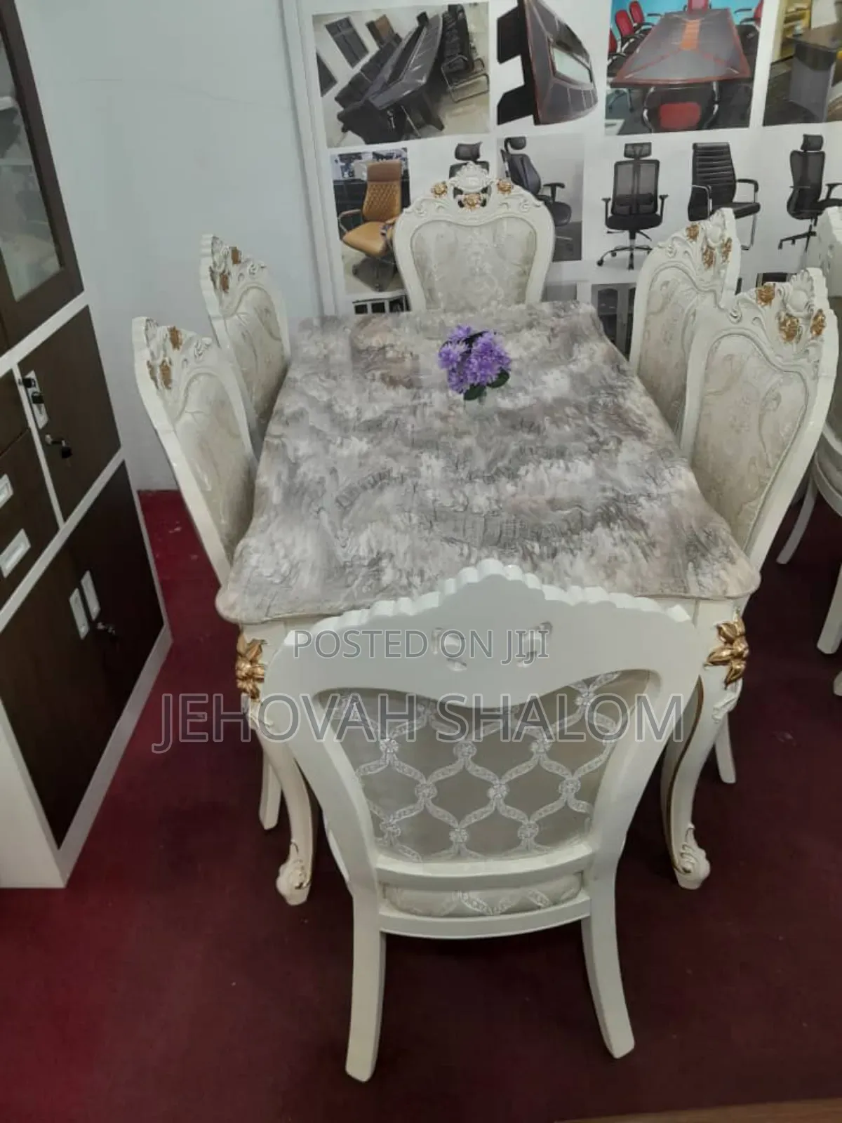 Marble Dining Set Available for Sale