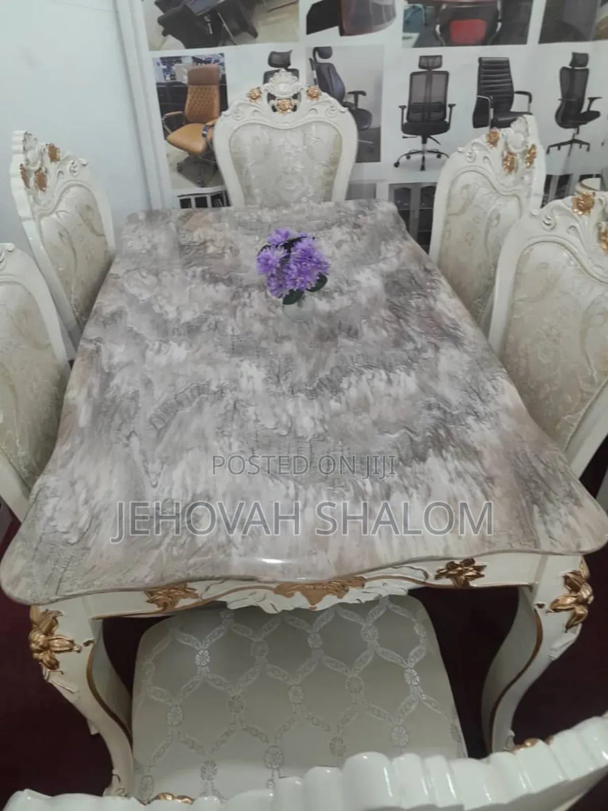 Marble Dining Set Available for Sale