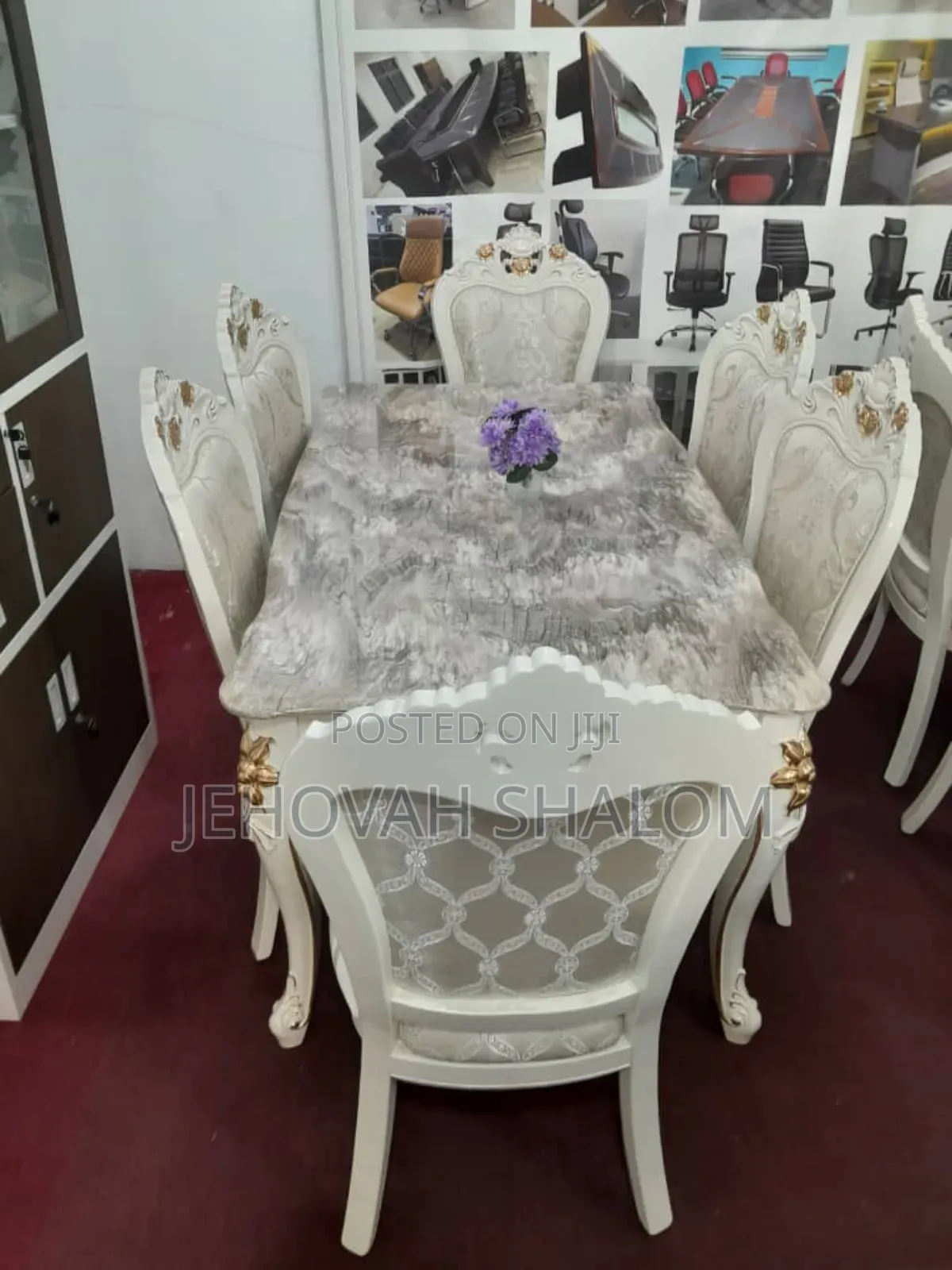 Marble Dining Set Available for Sale