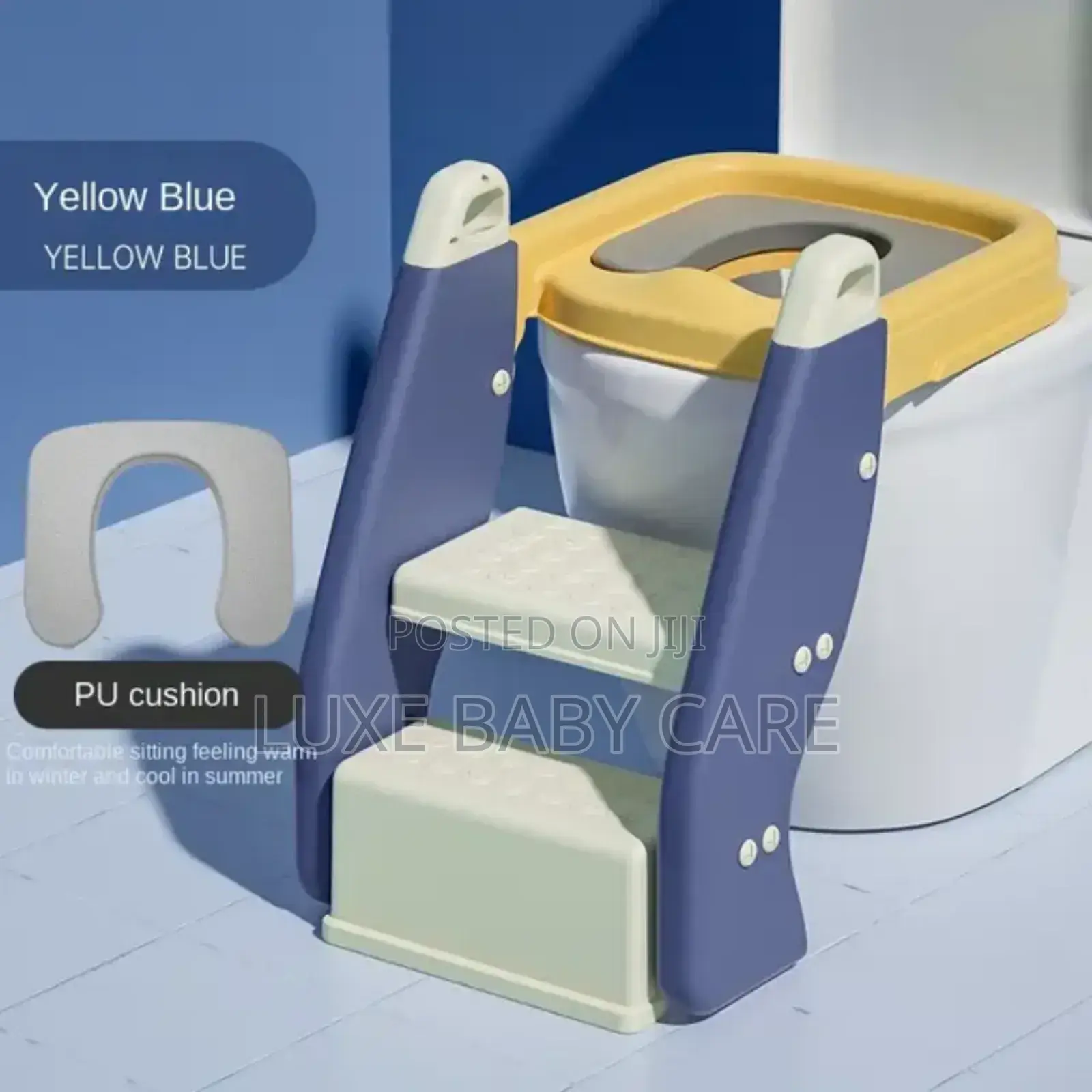 Foldable Baby Toilet Seat With Adjustable Ladder