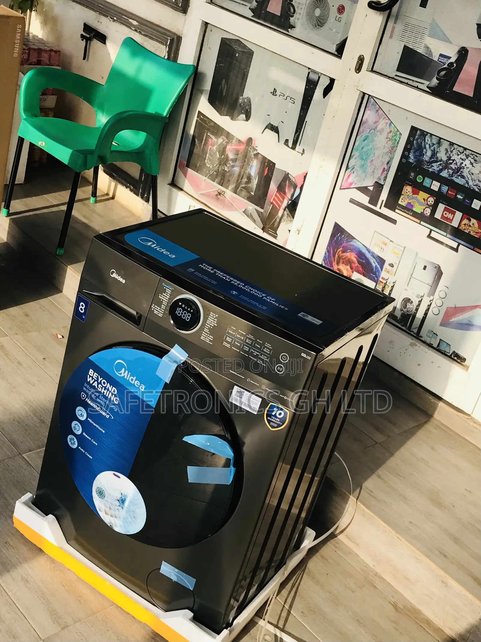 Purchase 8kg Inverter Midea Smart Washingmachine