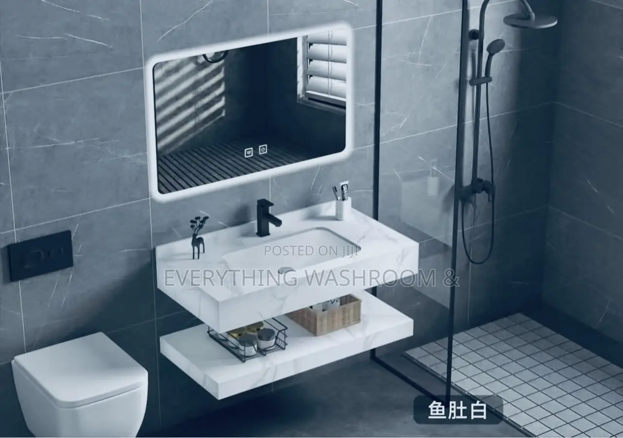 Bathroom Cabinet_cabinet Basin With Led Mirror