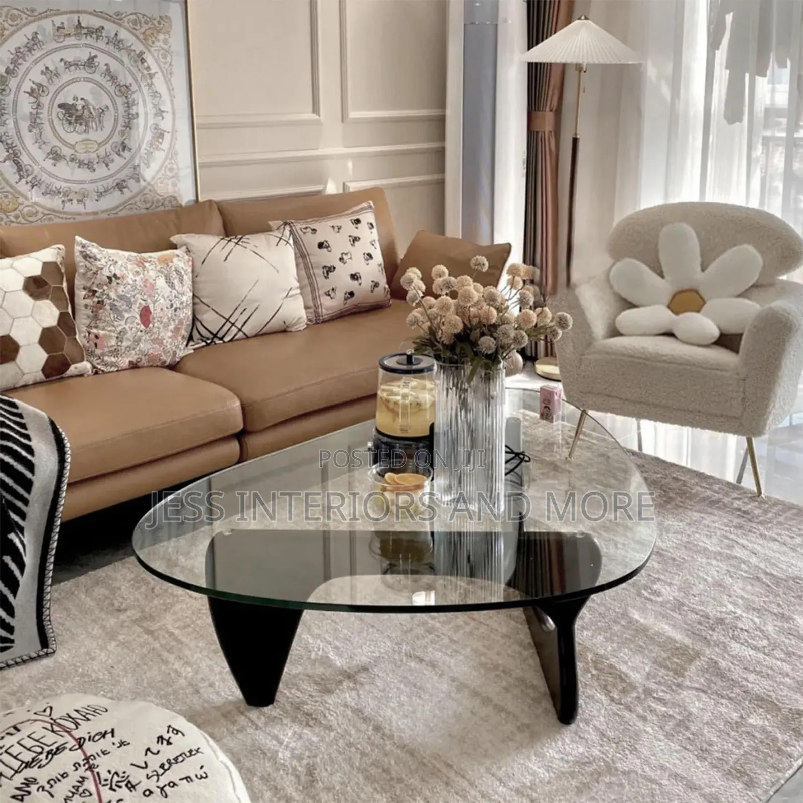 Centre Table (Glass Top )Living Room