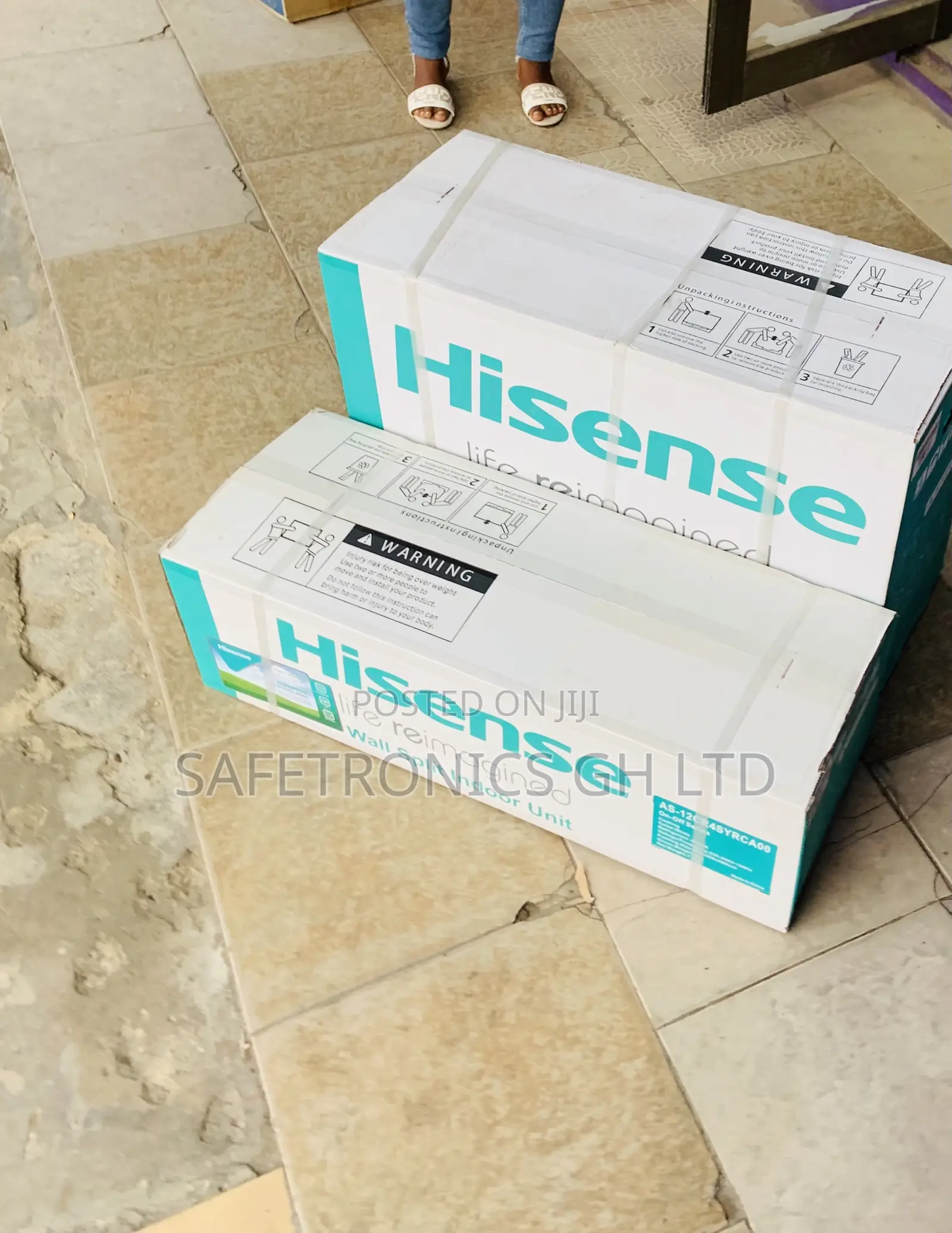 Get Hisense Auto Turn on 2.0 Hp White R410 Ac