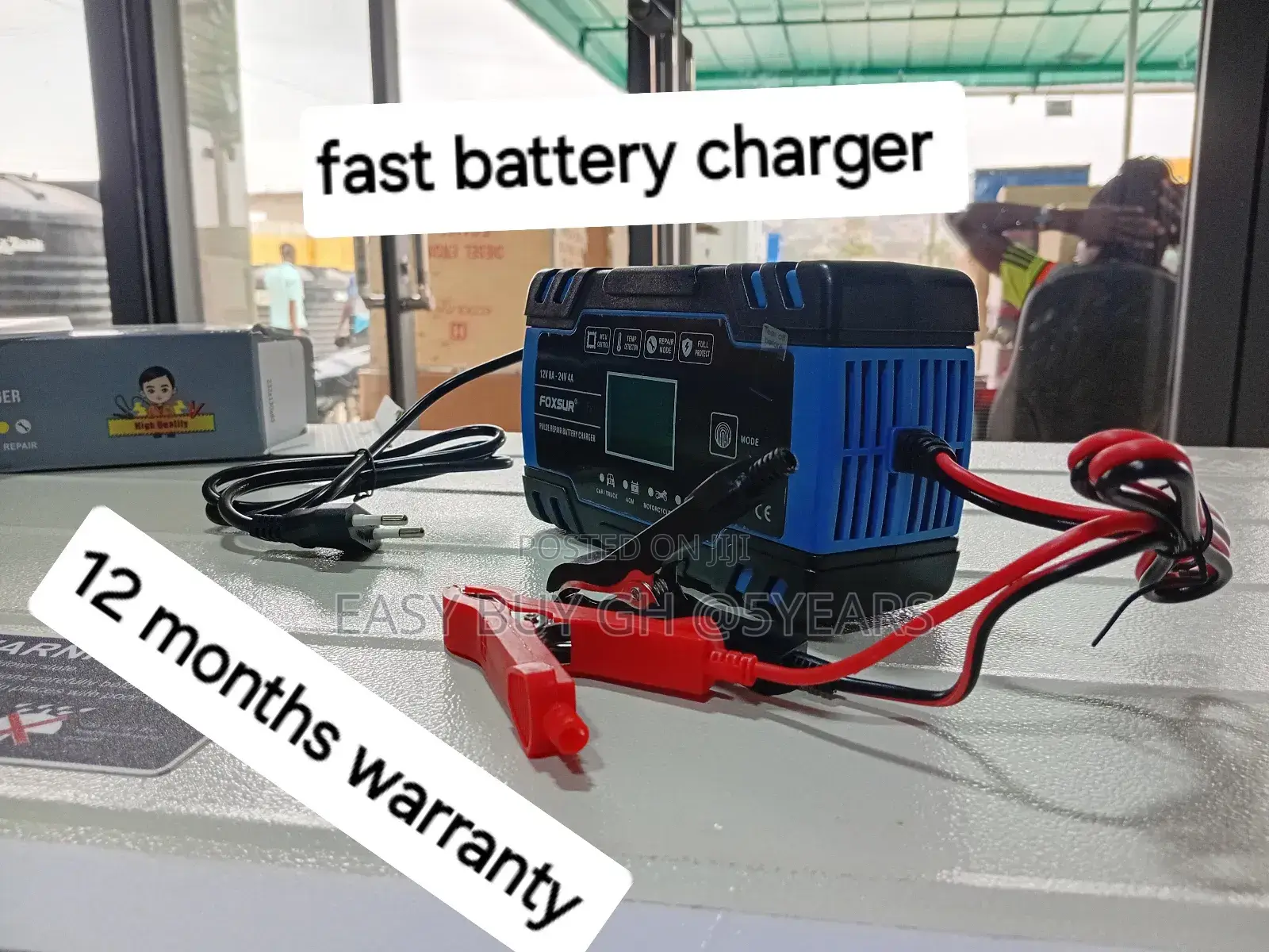 Automatical LCD Display Pulse Repair Battery Charger