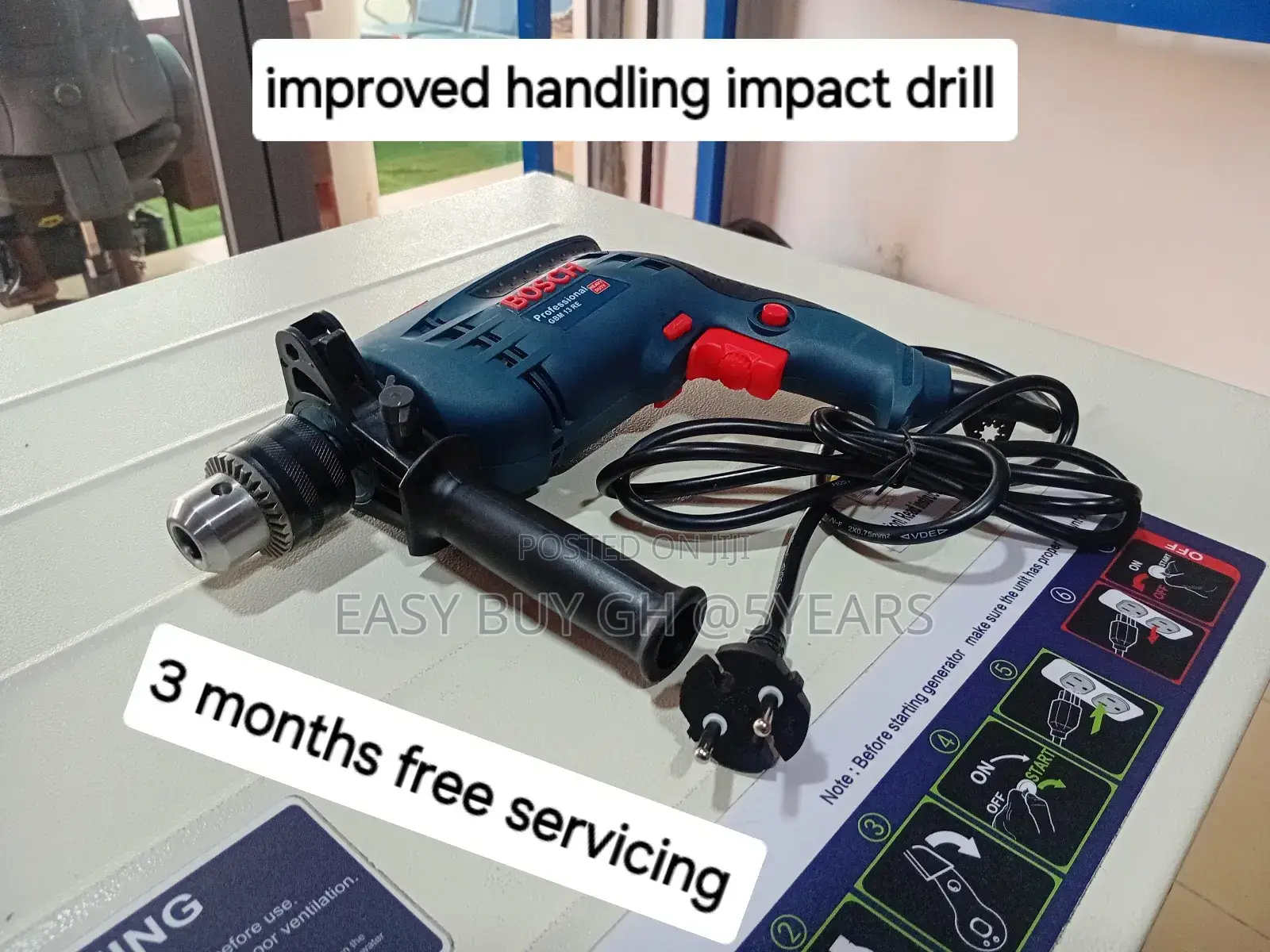 Advanced Bosch Professional Electric Hand Drill Good Handle