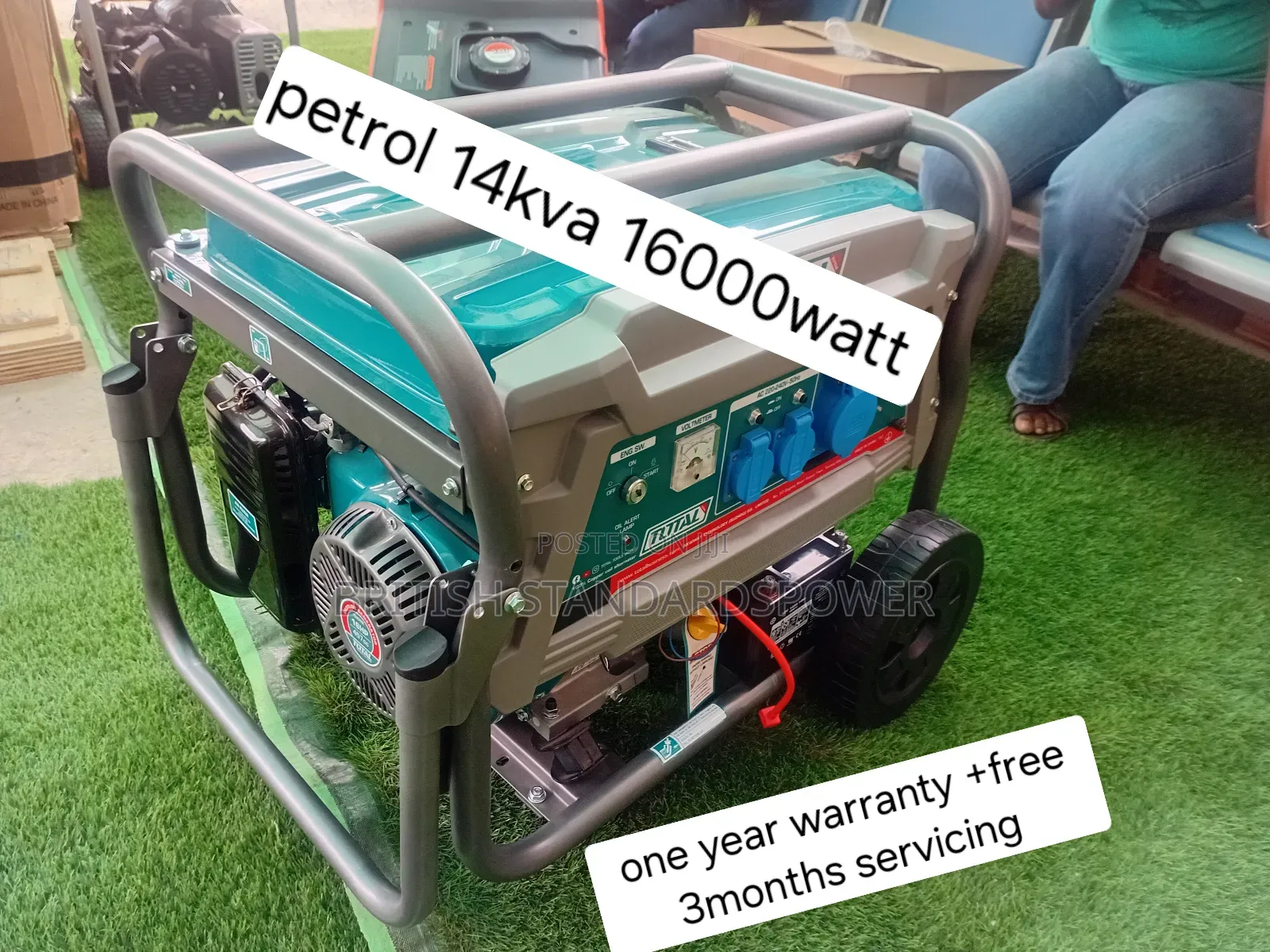 Total 14kva Petrol 16000watt Single Phase Key Start
