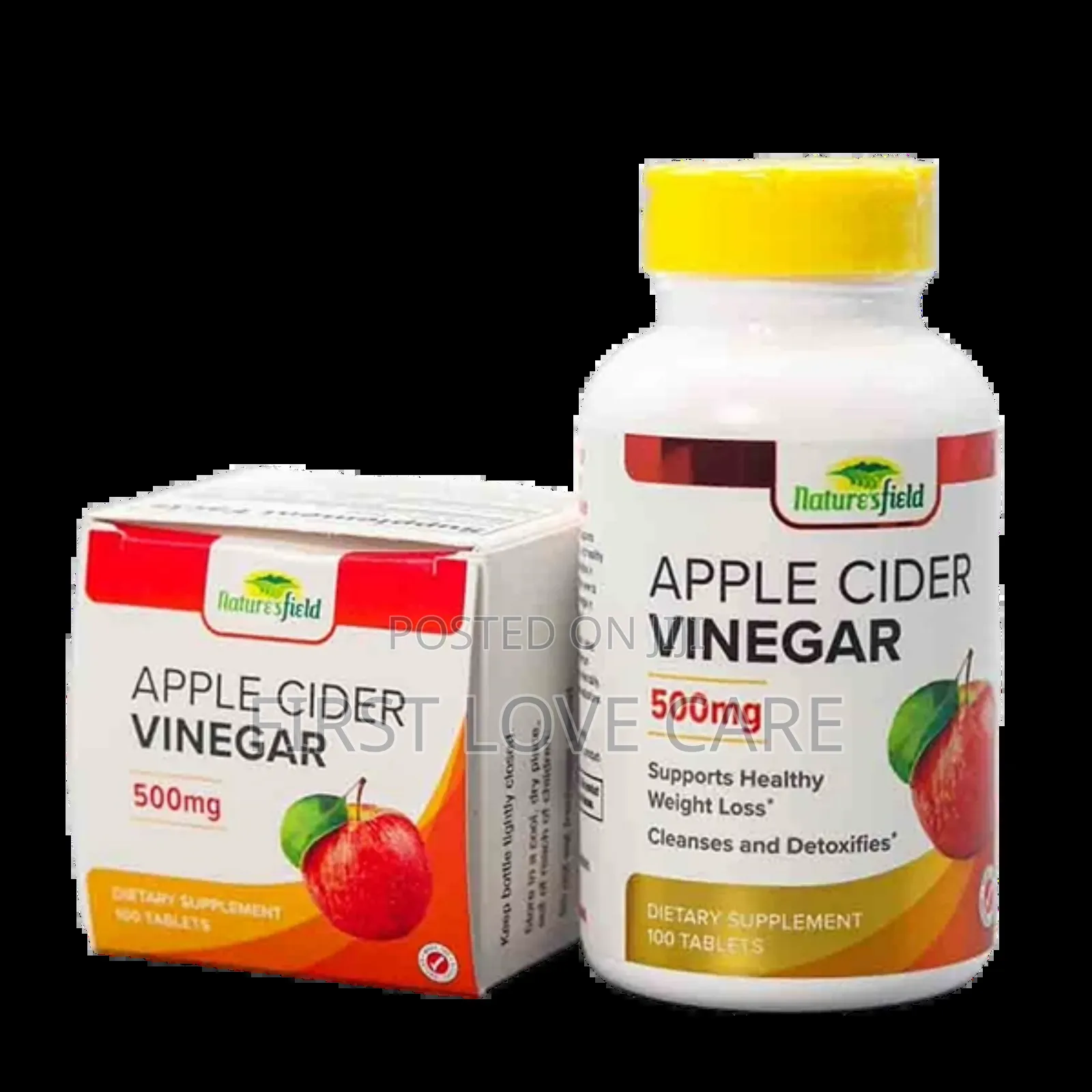 Nature's Field Apple Cider Vinegar 500mg
