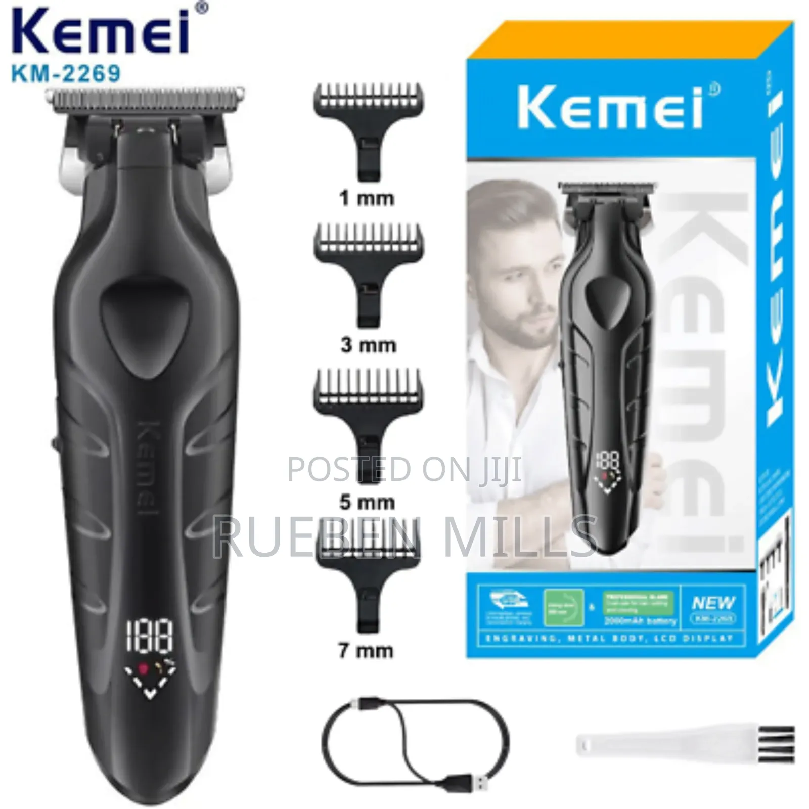 Precision Cut Professional Kemei Skin Barbering Machine