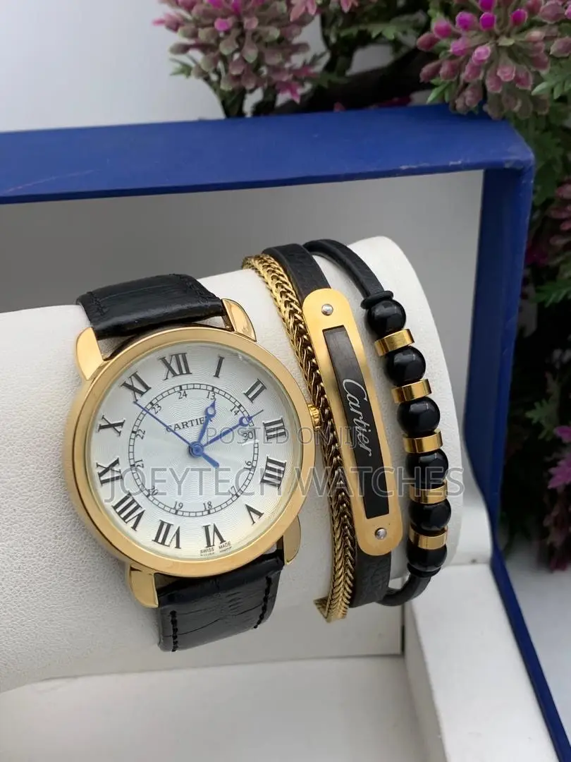 Men’S Cartier Watch Set in Joeytech Watches