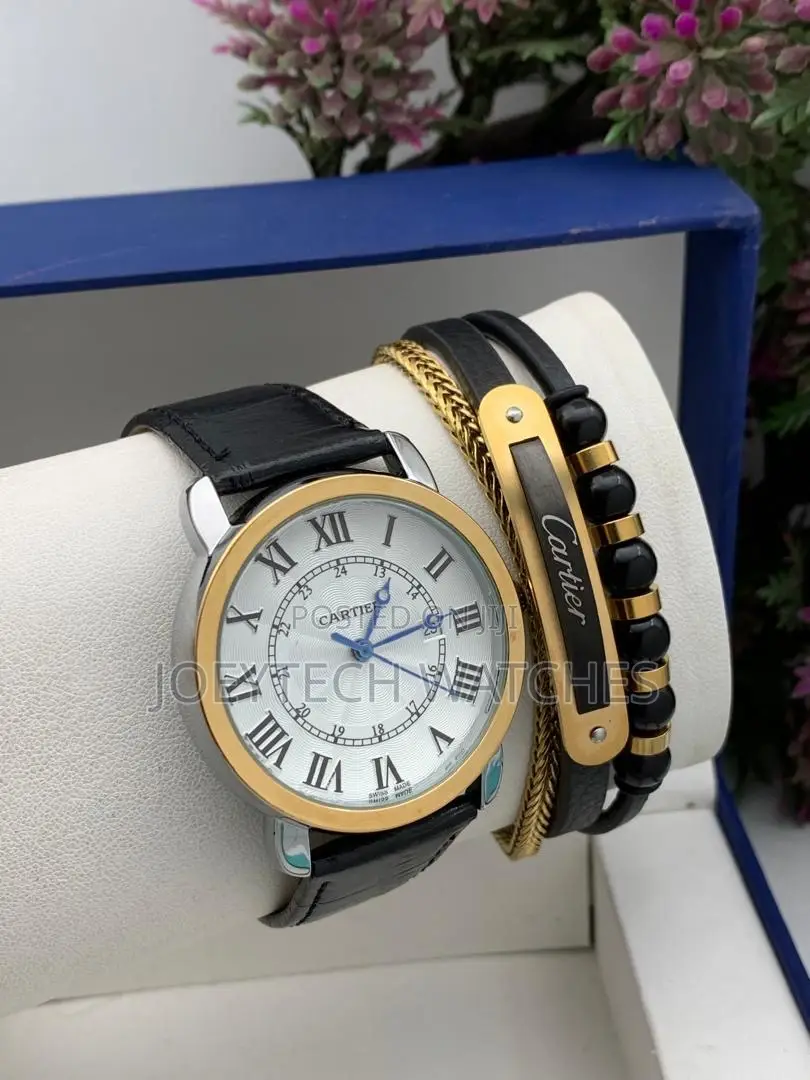 Men’S Cartier Watch Set in Joeytech Watches