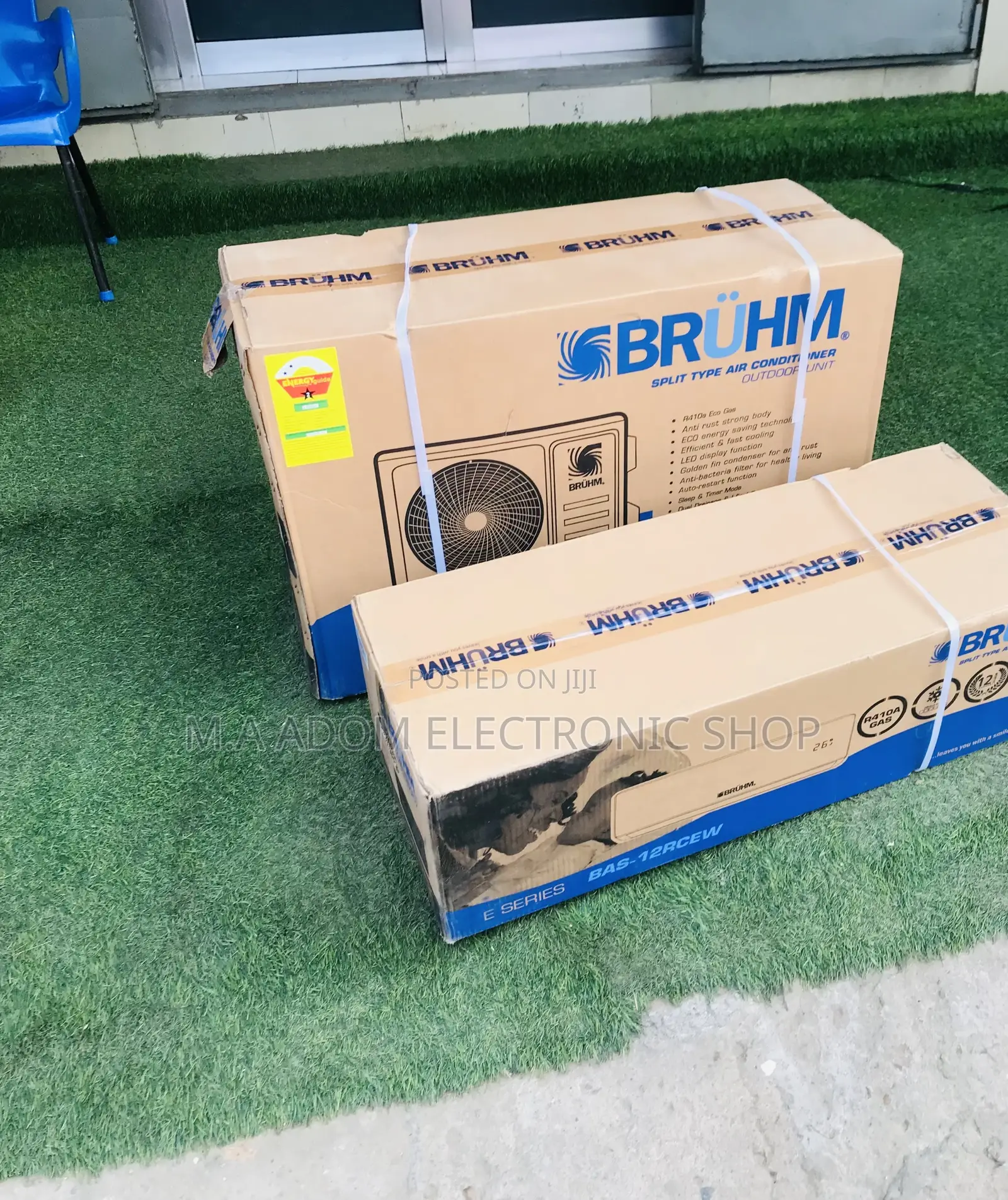 Choose Unique Bruhm 1.5hp Non Inverter Ac(White).