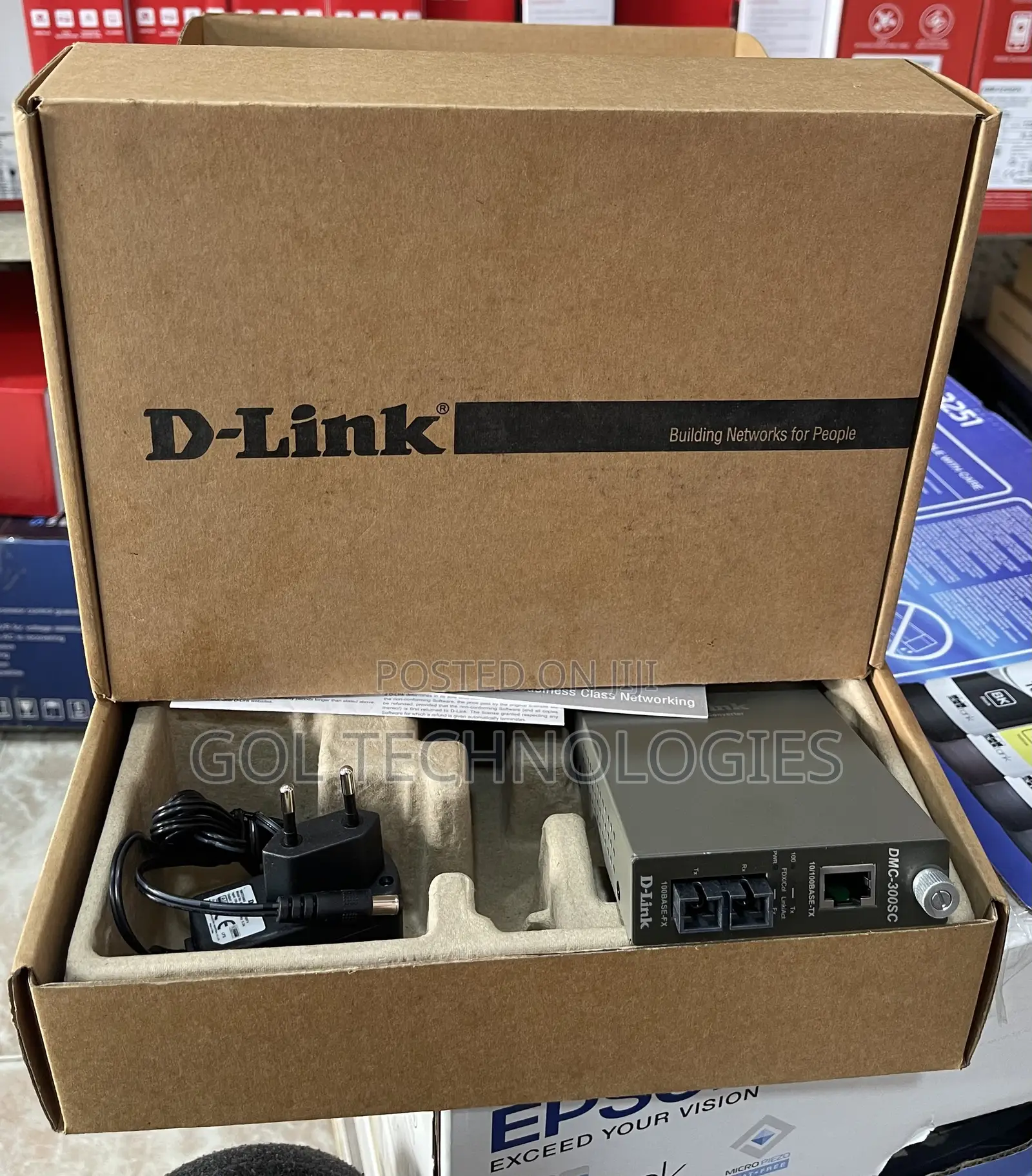 10/100 to 100basefx (SC) Multimode Media Converter DMC-300SC