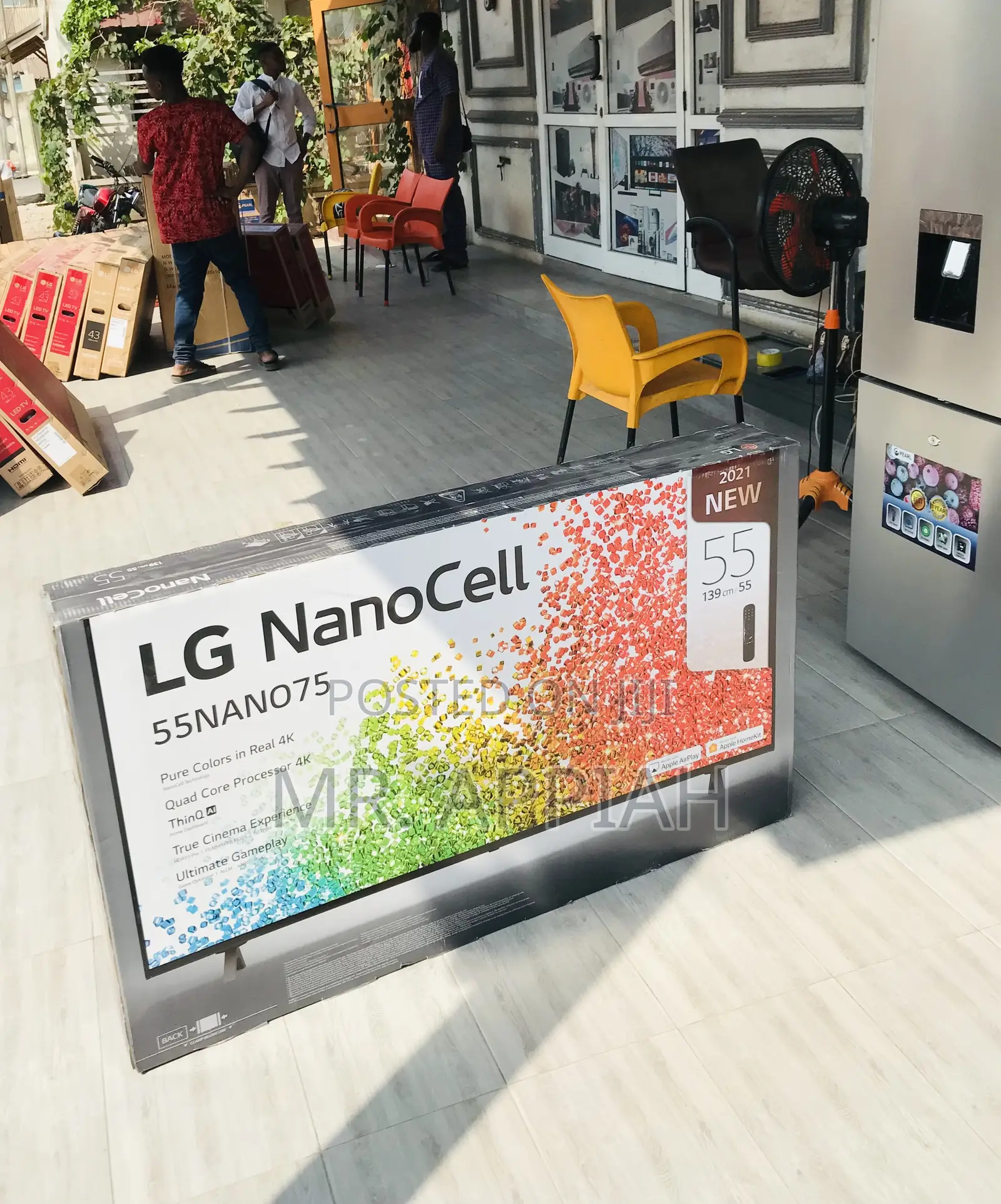 Original LG 55nano75 55” Nanocell Smart Screen Tv.