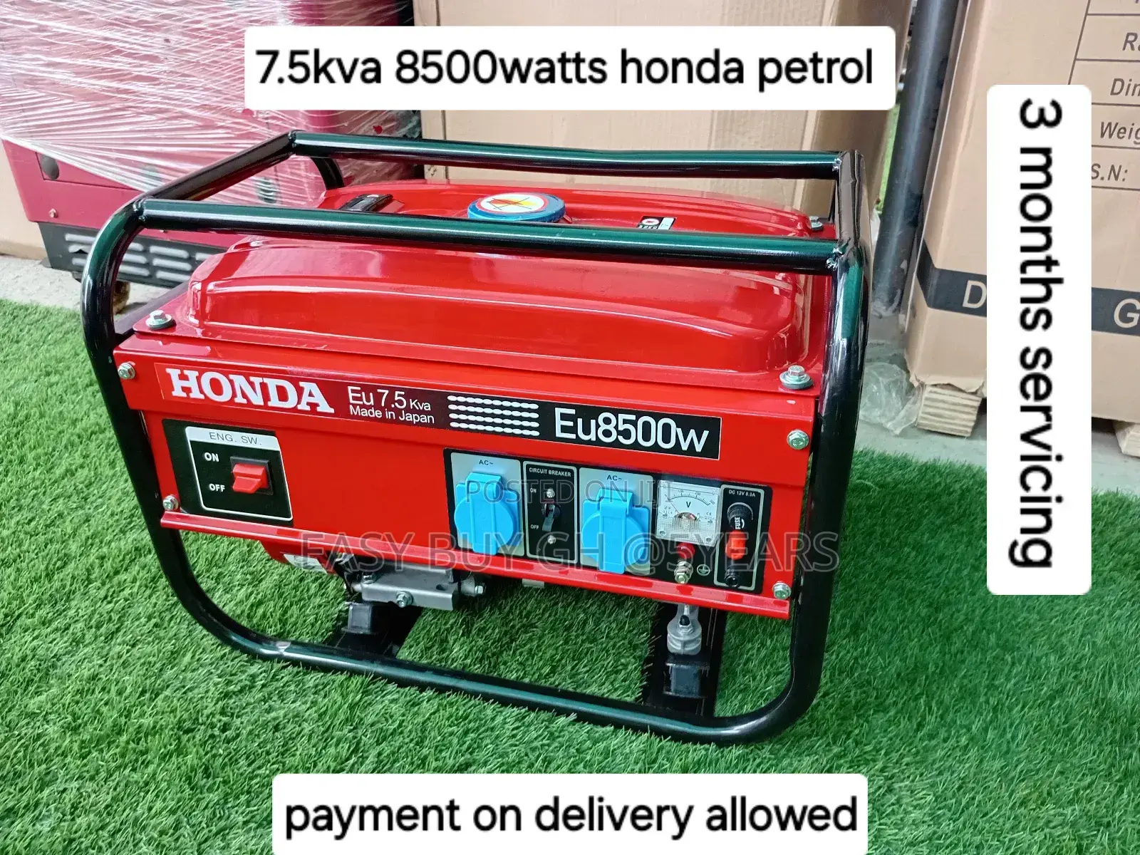 Standard Quality Honda 7.5kva 8500watts Petrol Genr 7.5kva